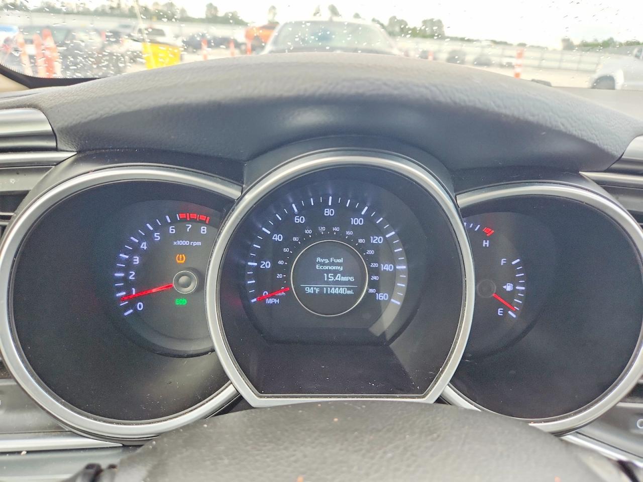 2015 Kia Optima Lx White vin: KNAGM4A79F5528893