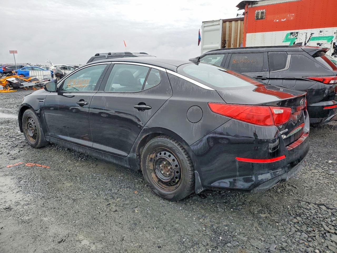2015 Kia Optima Lx Black vin: KNAGM4A79F5530109
