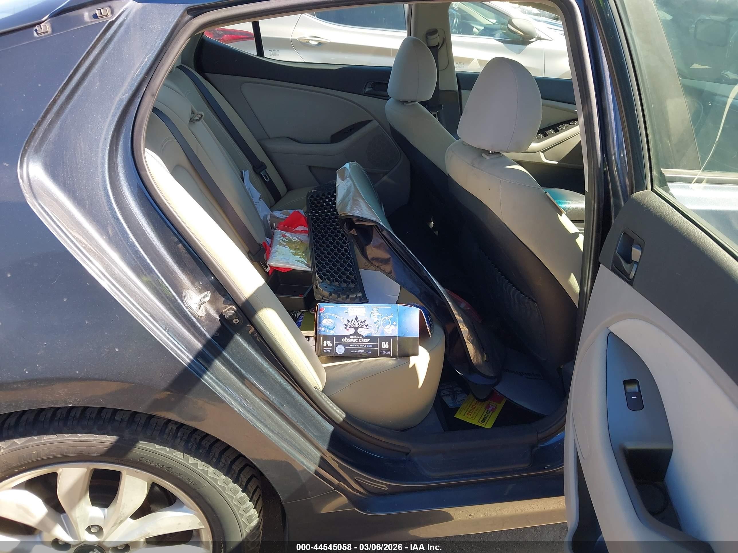 2015 Kia Optima Lx Gray vin: KNAGM4A79F5616634