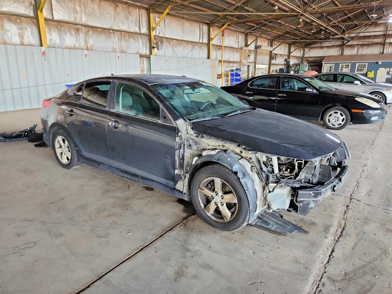 2015 Kia Optima Lx Gray vin: KNAGM4A79F5632008