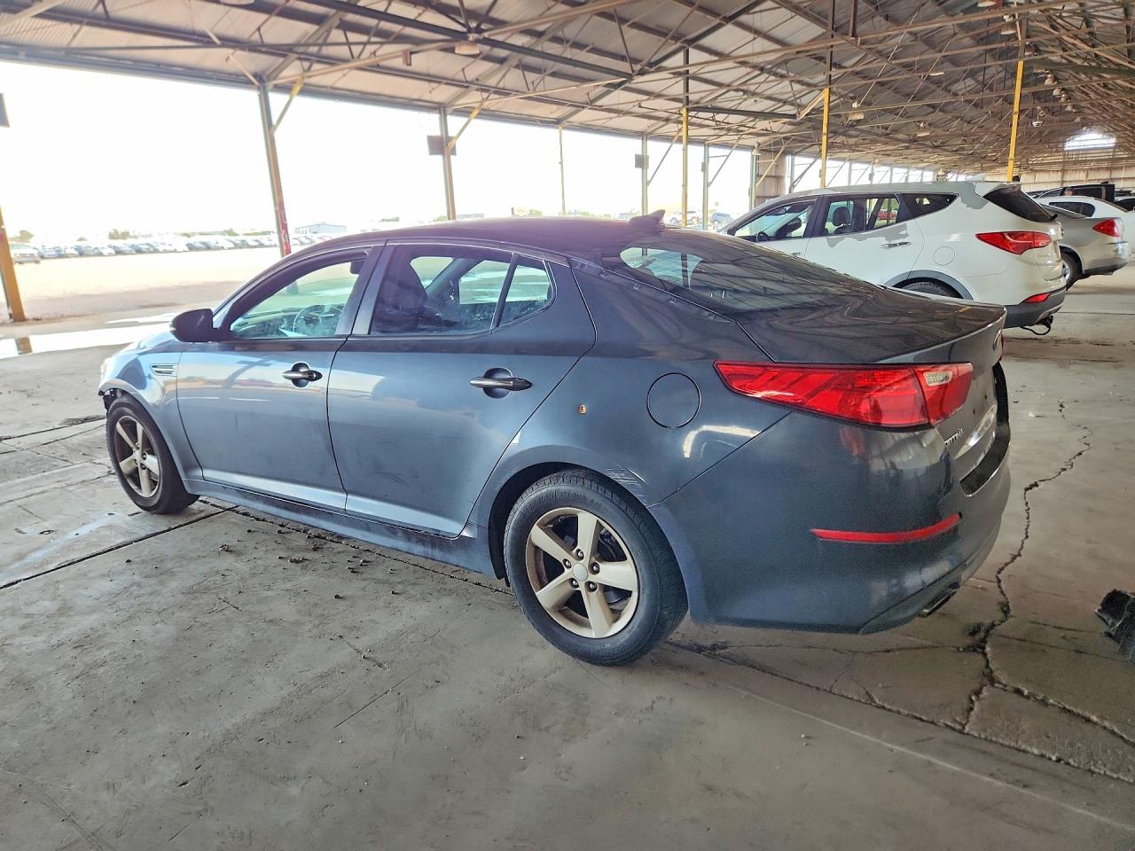 2015 Kia Optima Lx Gray vin: KNAGM4A79F5632008