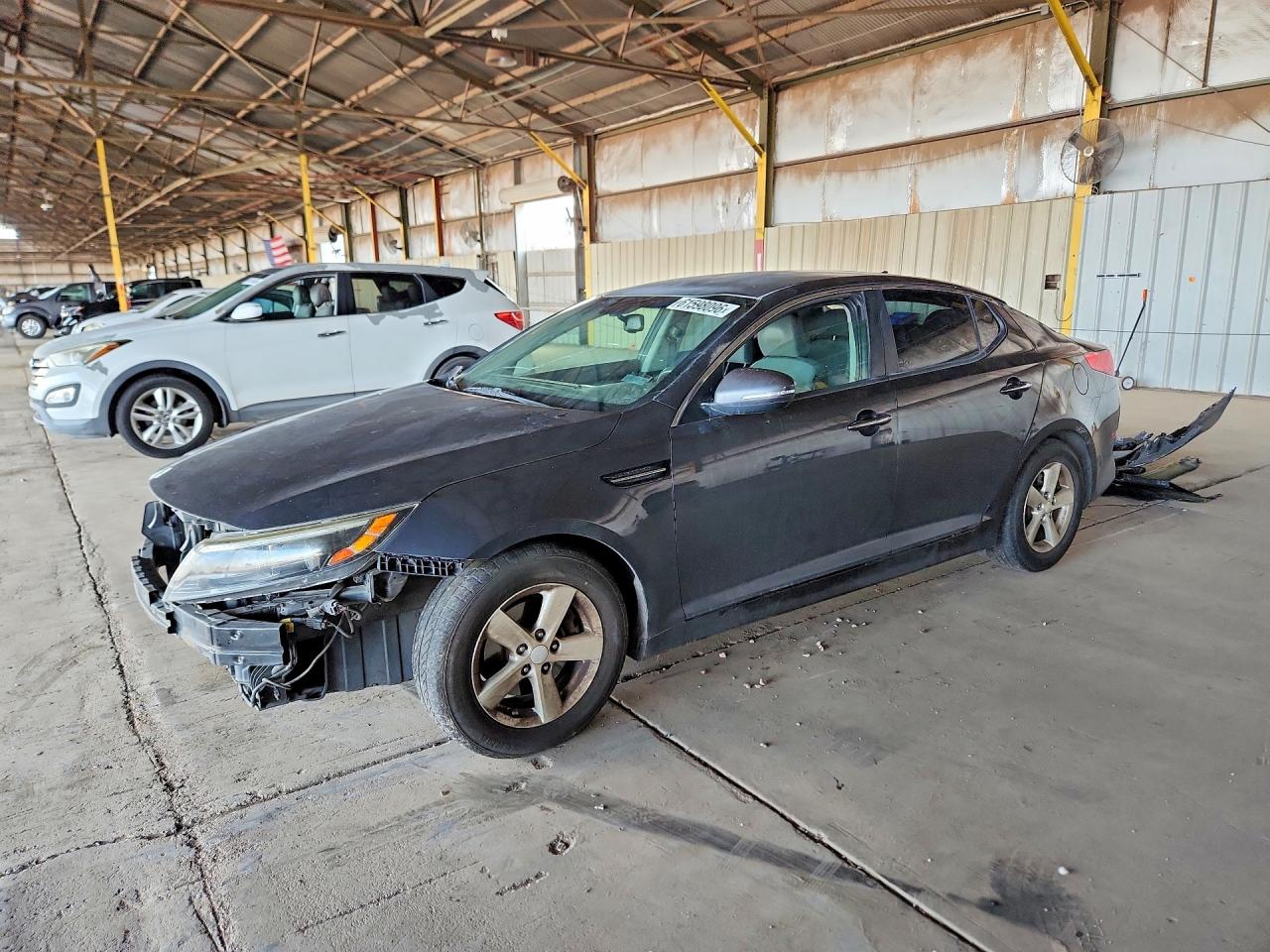 2015 Kia Optima Lx Серый vin: KNAGM4A79F5632008