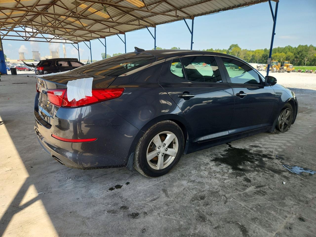 2015 Kia Optima Lx Gray vin: KNAGM4A79F5644823
