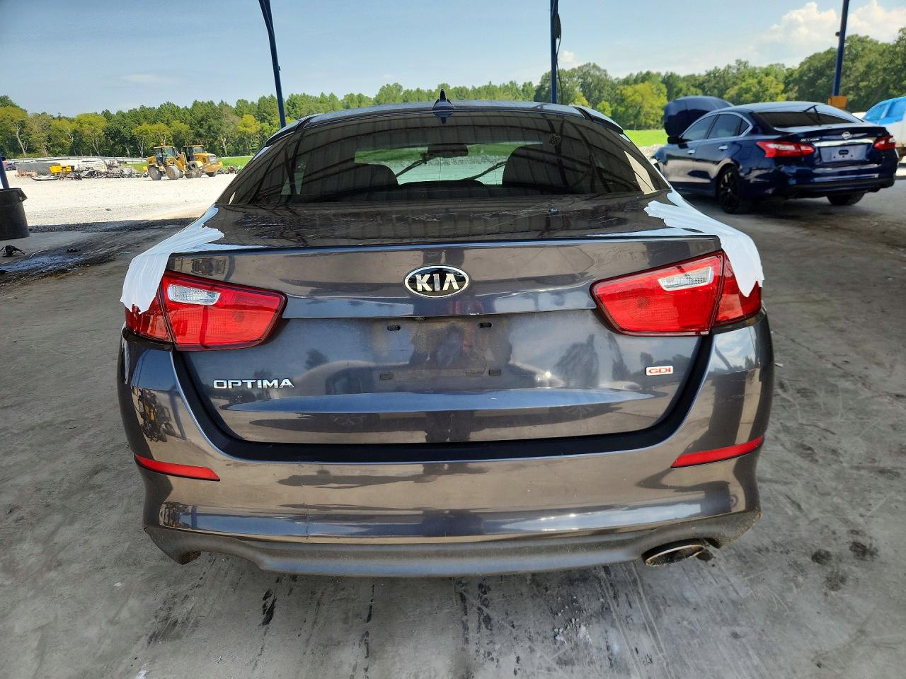 2015 Kia Optima Lx Gray vin: KNAGM4A79F5644823