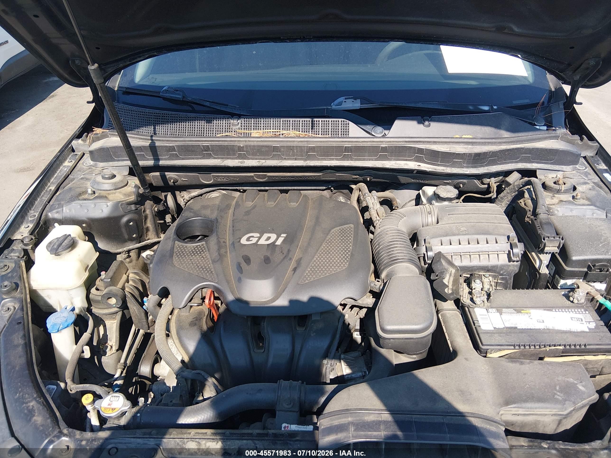 2015 Kia Optima Lx Черный vin: KNAGM4A79F5664201