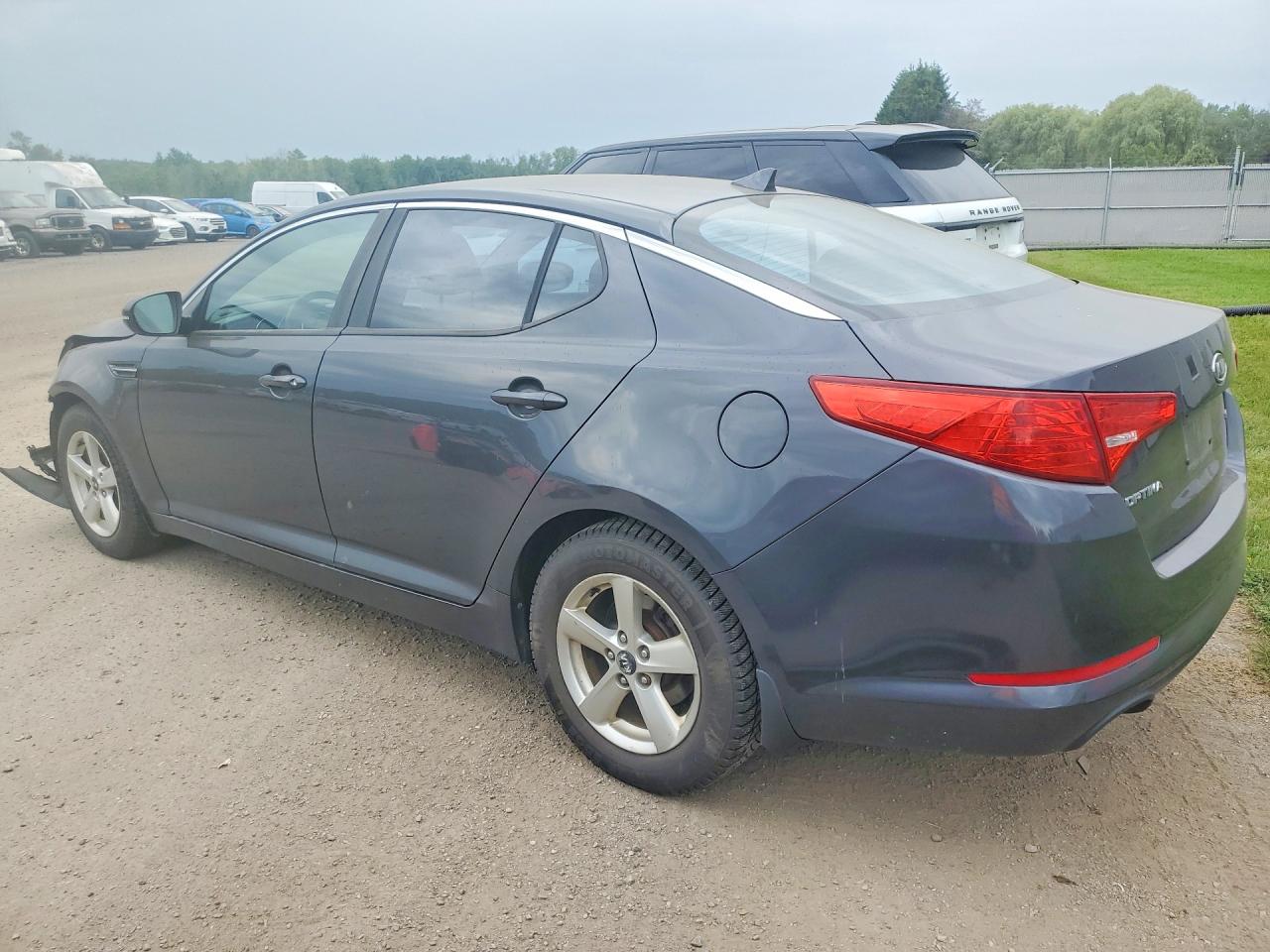 2011 Kia Optima Lx Gray vin: KNAGM4A7XB5212509