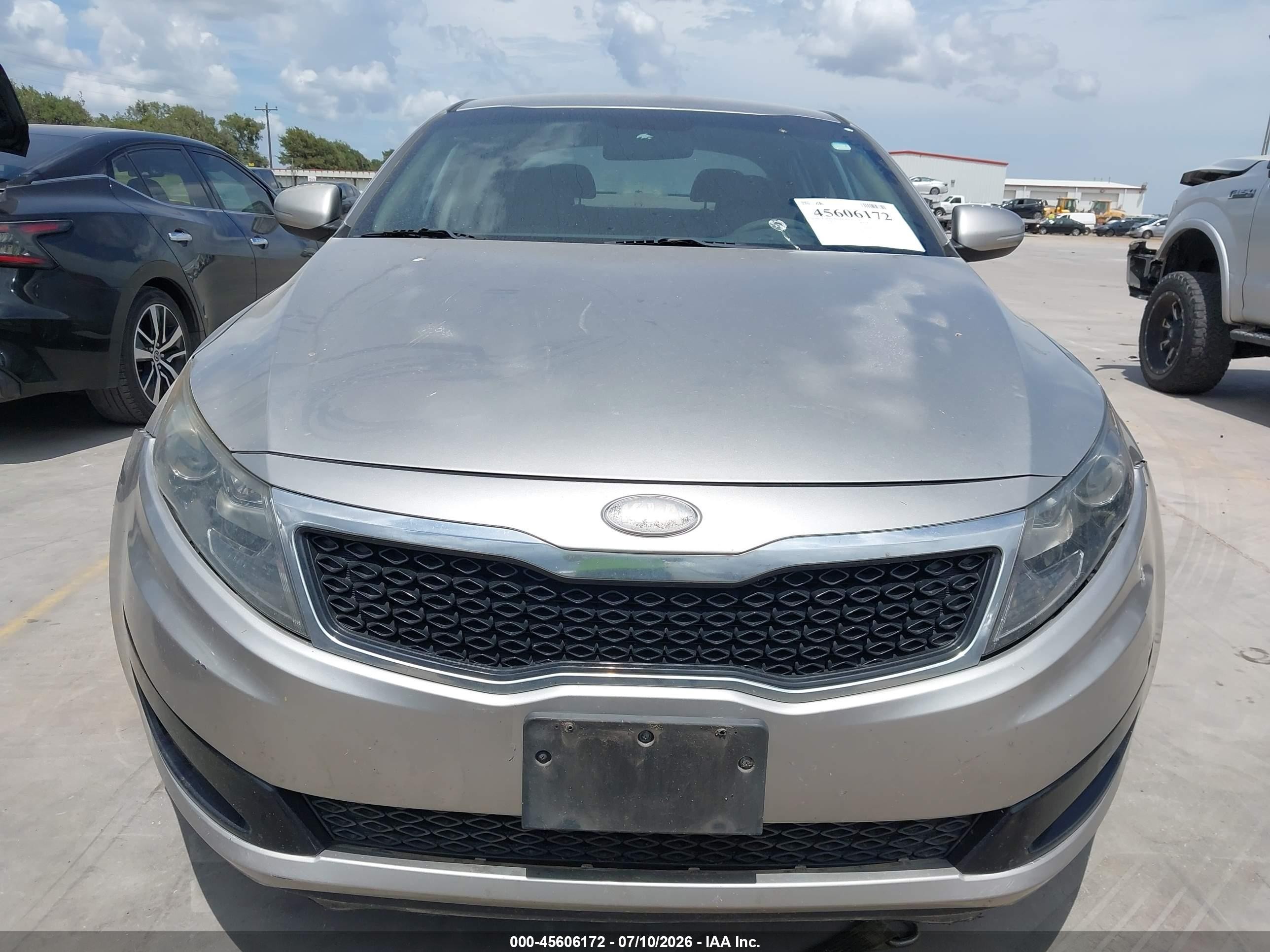 2013 Kia Optima Lx Серебряный vin: KNAGM4A7XD5376149