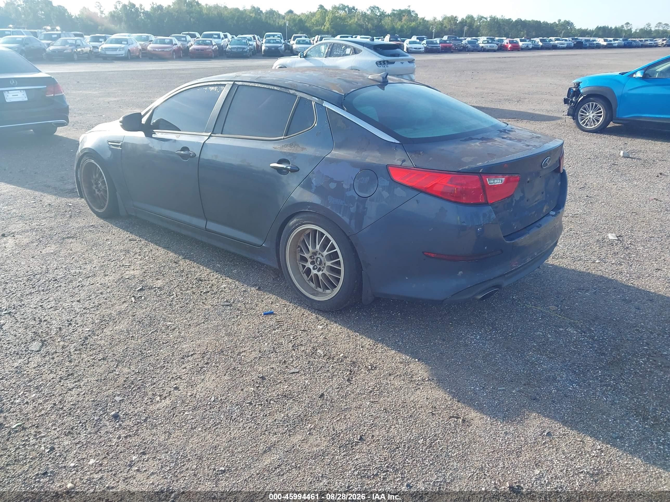 2015 Kia Optima Lx Blue vin: KNAGM4A7XF5546285