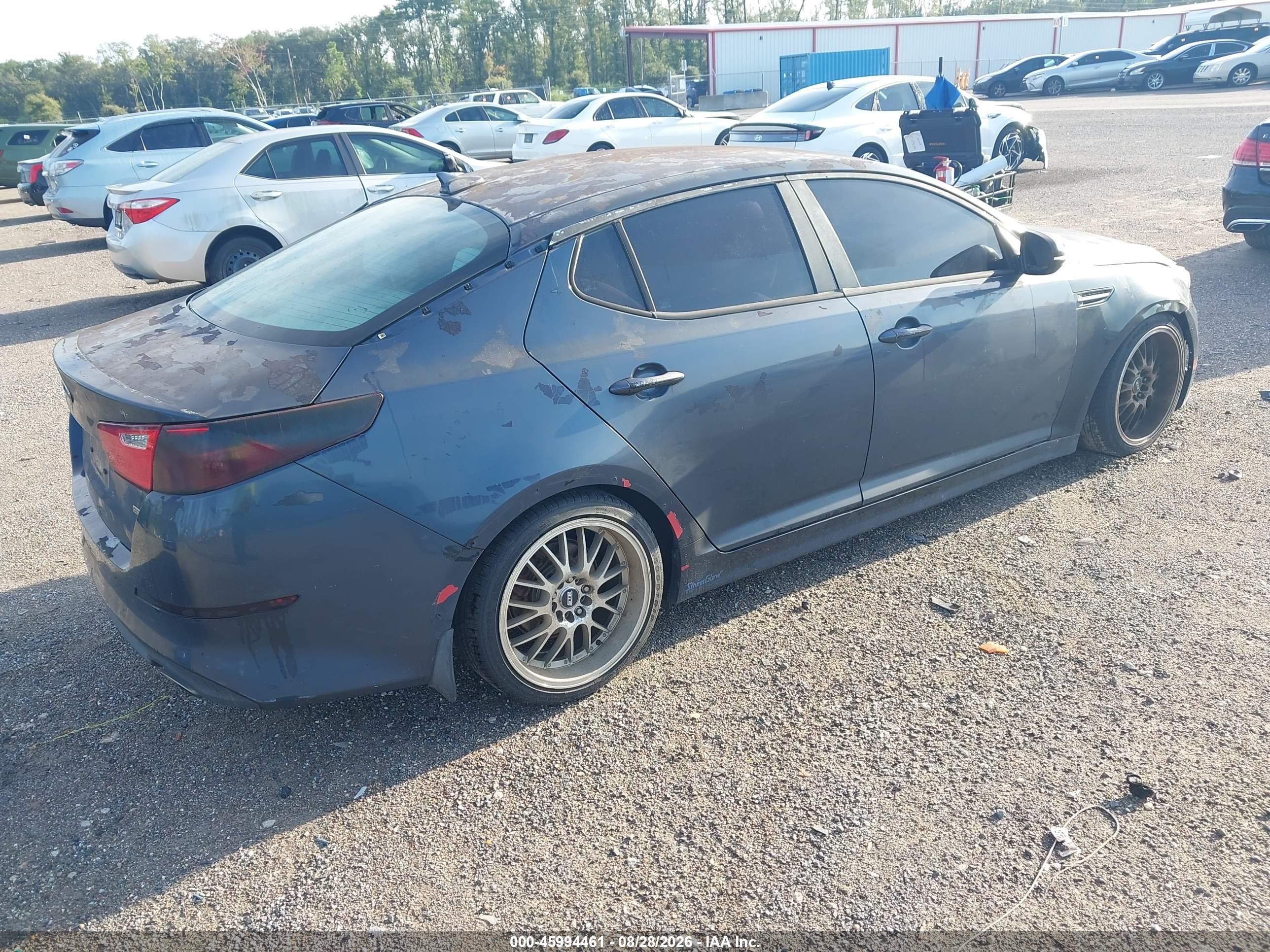 2015 Kia Optima Lx Blue vin: KNAGM4A7XF5546285