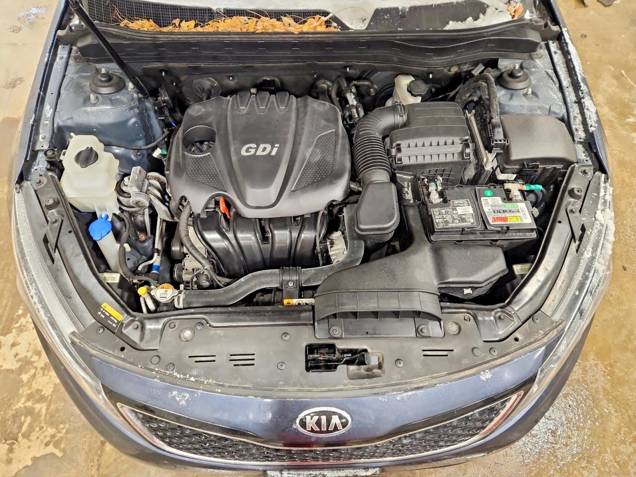 2015 Kia Optima Lx Blue vin: KNAGM4A7XF5586706