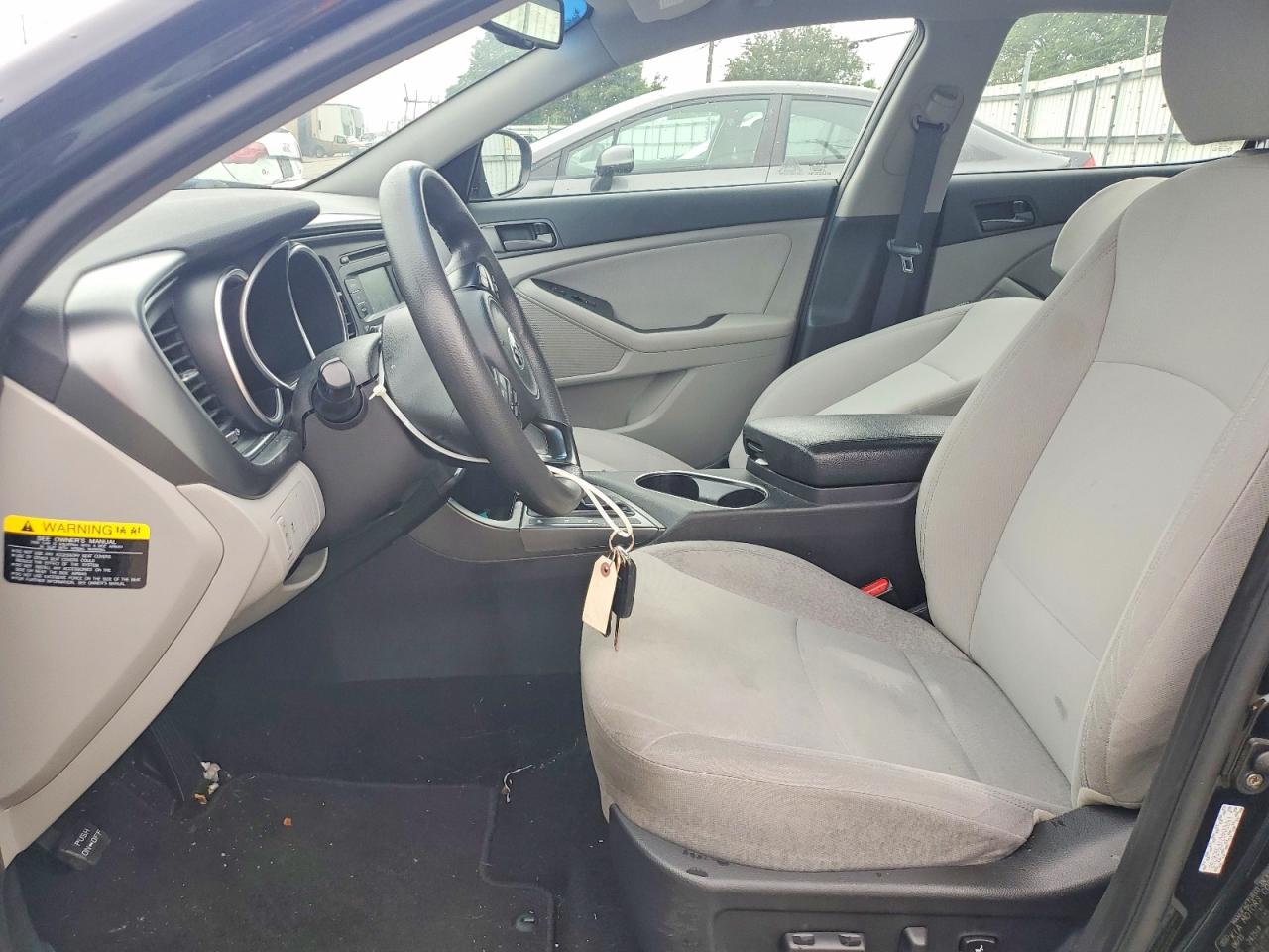 2015 Kia Optima Lx Black vin: KNAGM4A7XF5656768