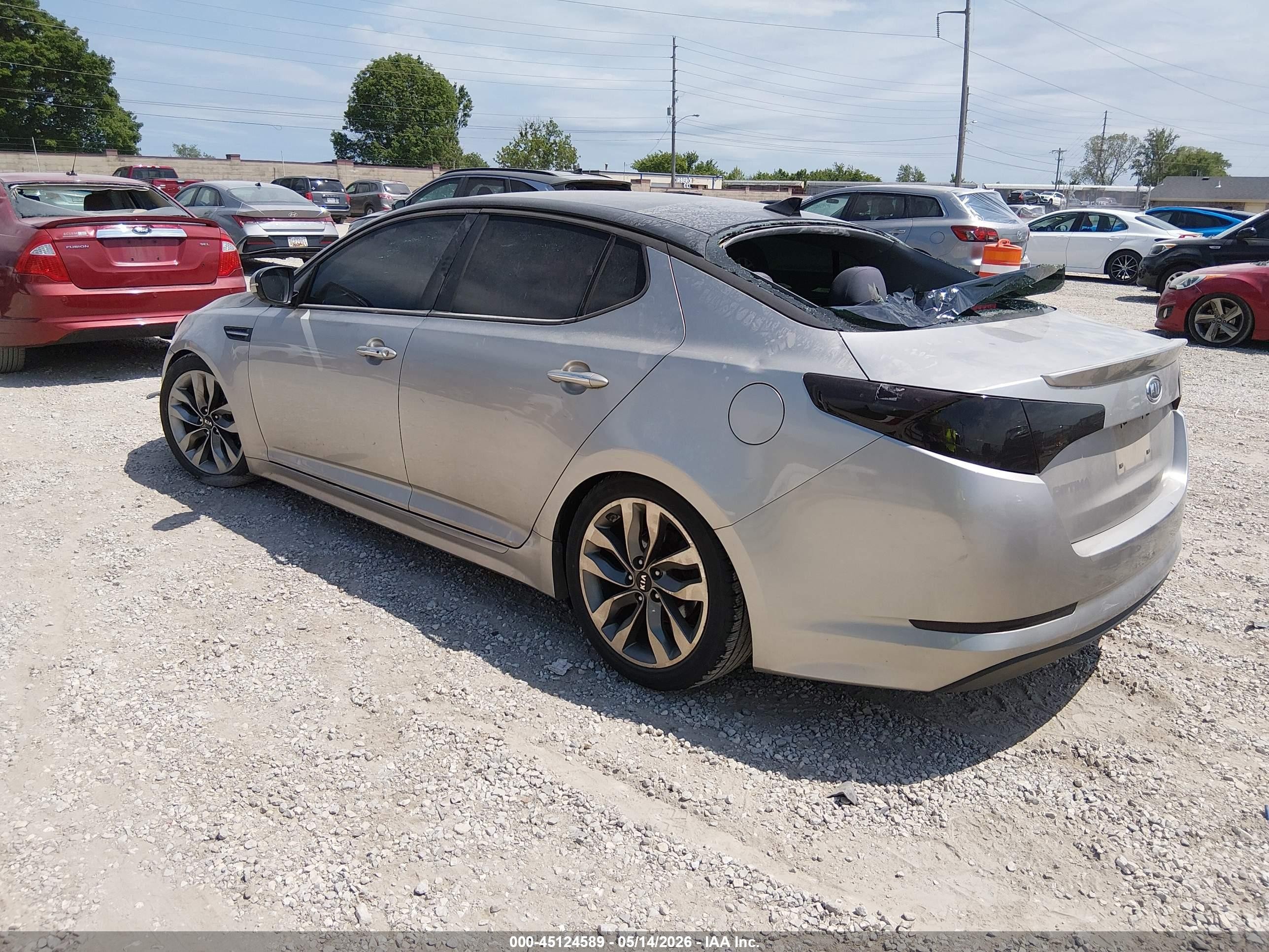2012 Kia Optima Hybrid Ex Silver vin: KNAGM4AD0C5019051