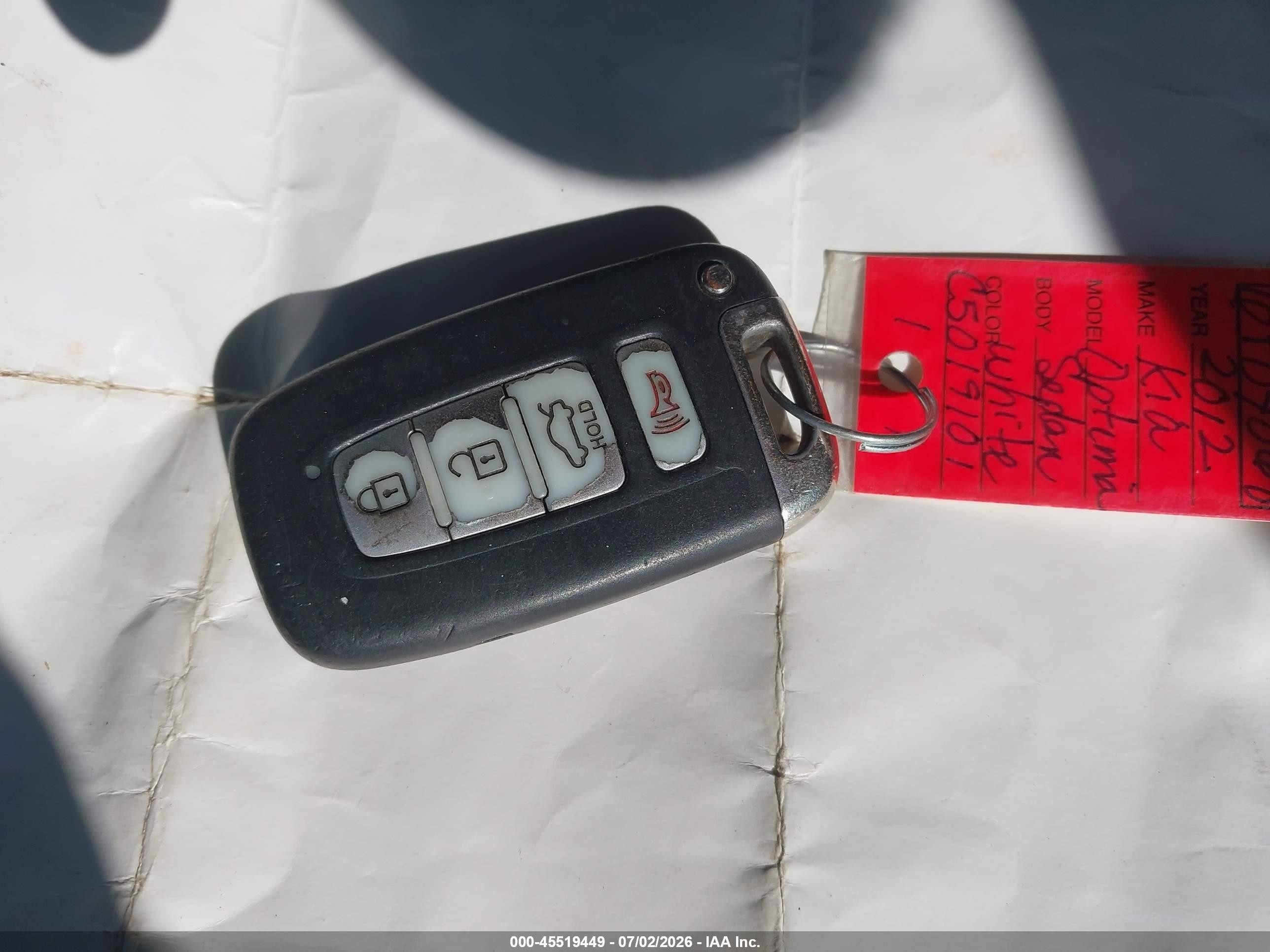 2012 Kia Optima Hybrid Ex Белый vin: KNAGM4AD0C5019101