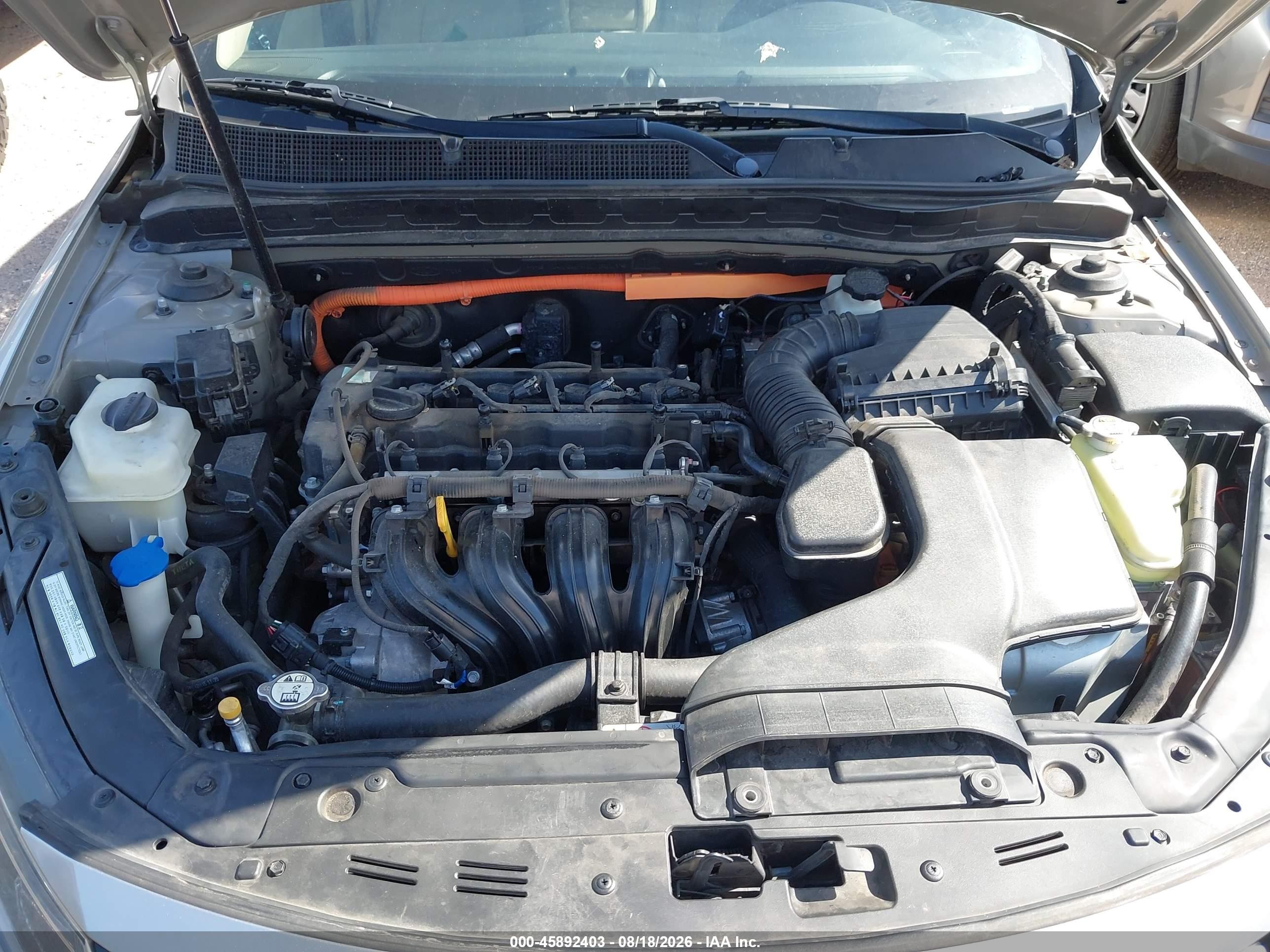 2012 Kia Optima Hybrid Silver vin: KNAGM4AD0C5035539