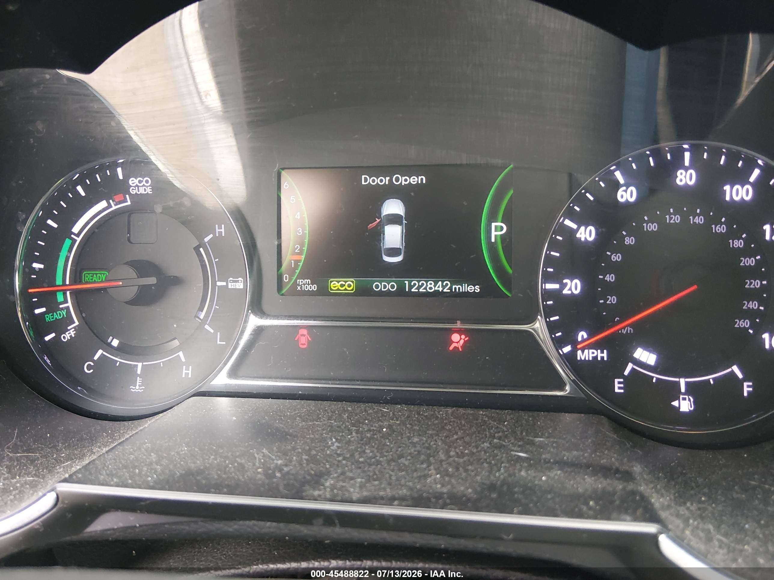 2013 Kia Optima Hybrid Ex Серебряный vin: KNAGM4AD0D5042816