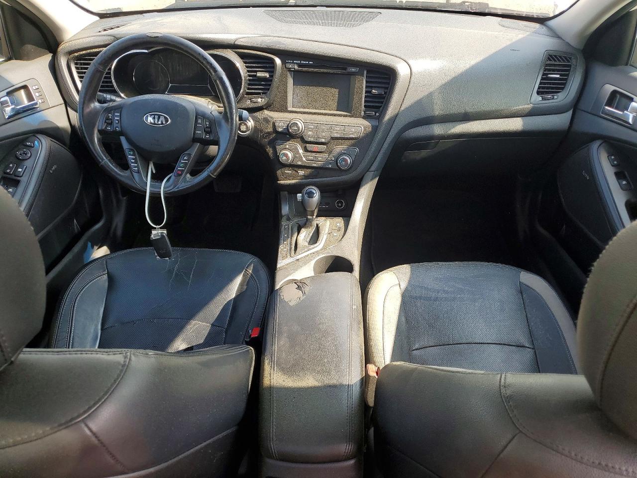 2013 Kia Optima Hybrid White vin: KNAGM4AD0D5048759