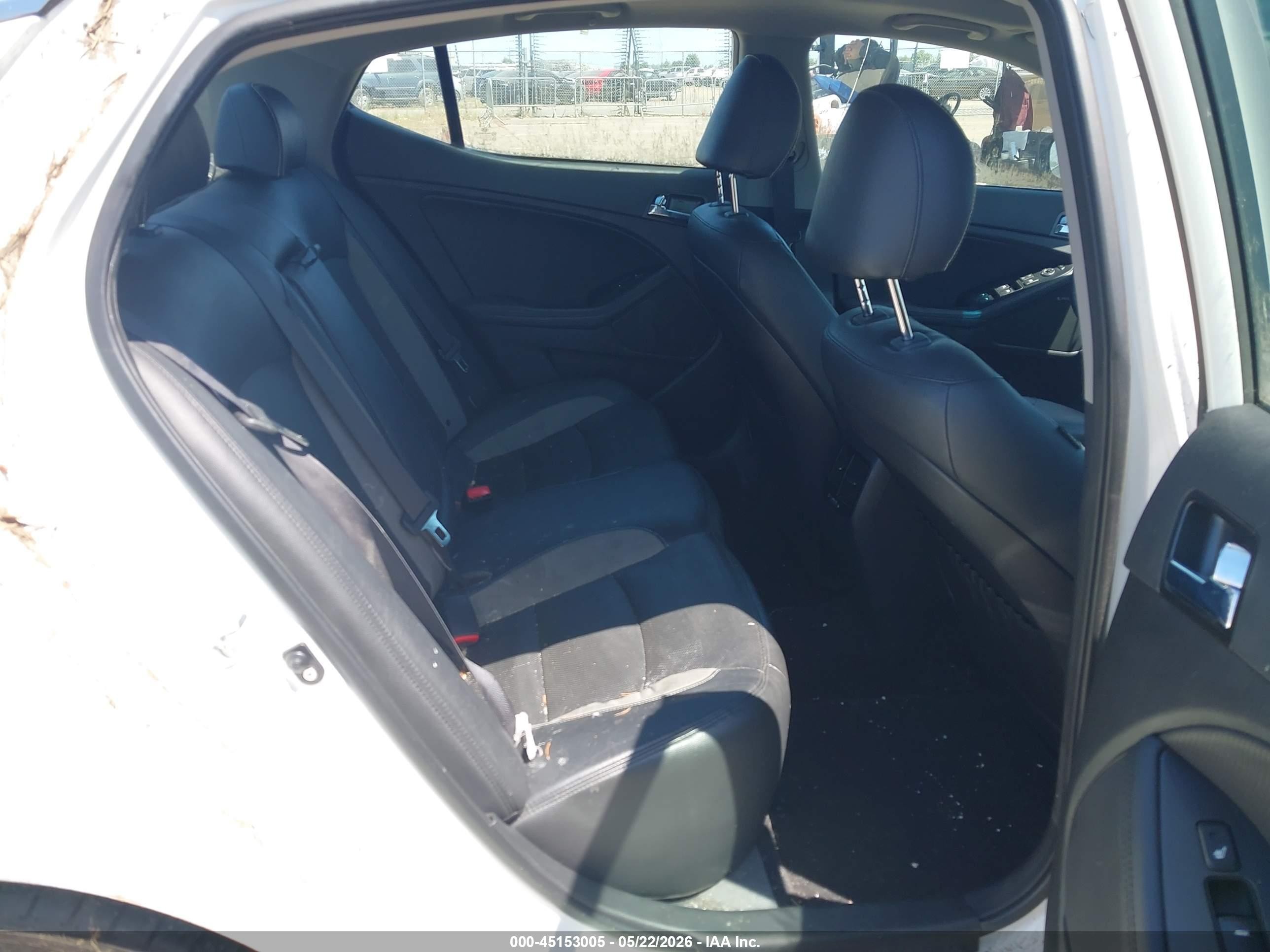2013 Kia Optima Hybrid Ex White vin: KNAGM4AD0D5054755
