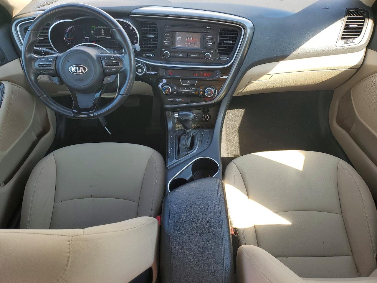 2015 Kia Optima Hybrid White vin: KNAGM4AD0F5085975