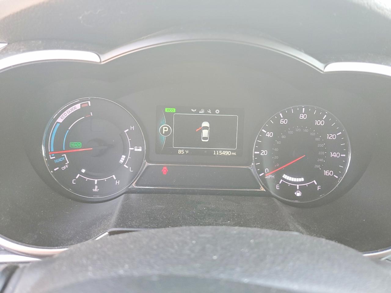 2015 Kia Optima Hybrid White vin: KNAGM4AD0F5085975