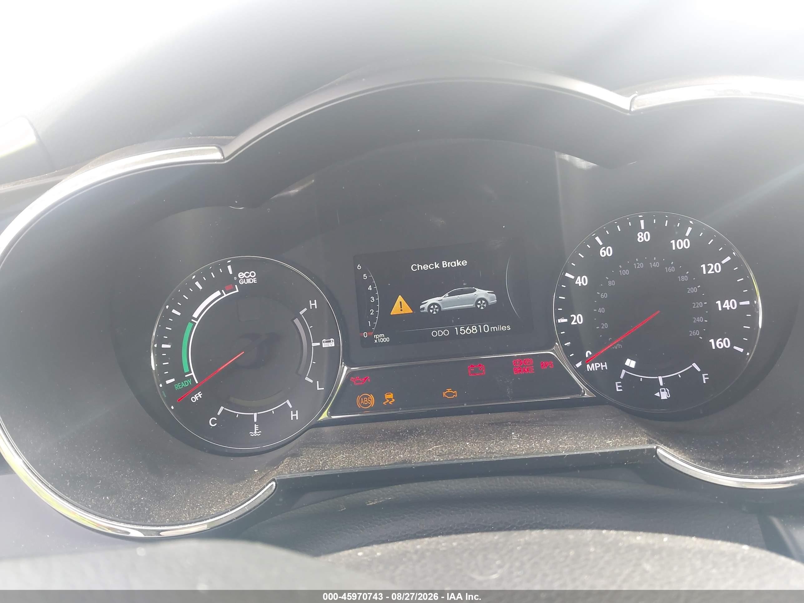 2012 Kia Optima Hybrid Ex Белый vin: KNAGM4AD1C5013758
