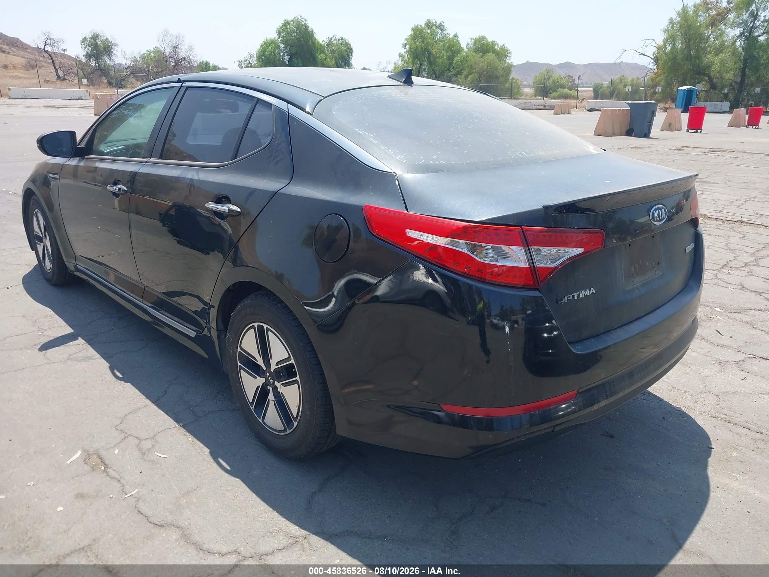 2012 Kia Optima Hybrid Ex Black vin: KNAGM4AD1C5014103