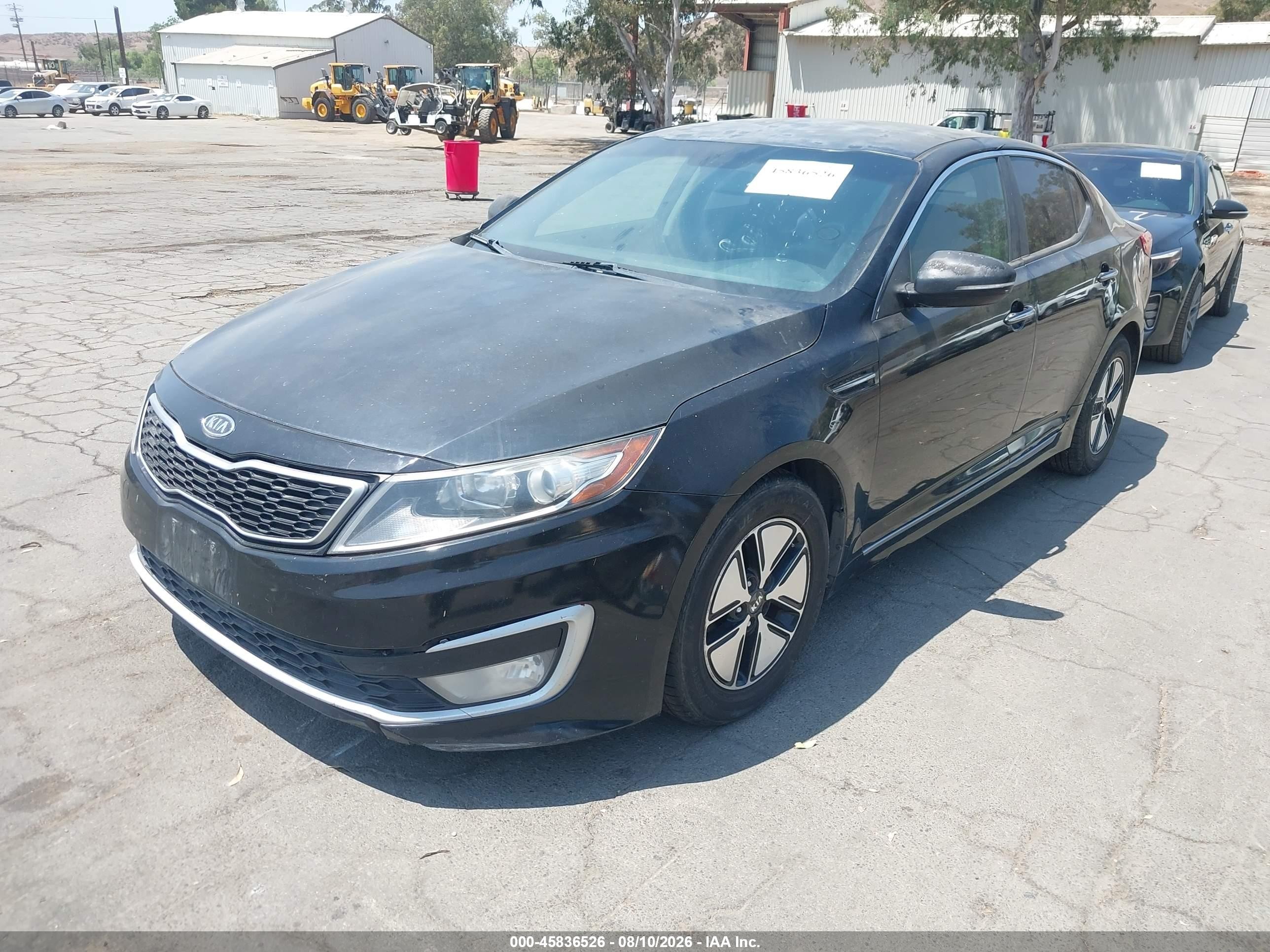 2012 Kia Optima Hybrid Ex Black vin: KNAGM4AD1C5014103