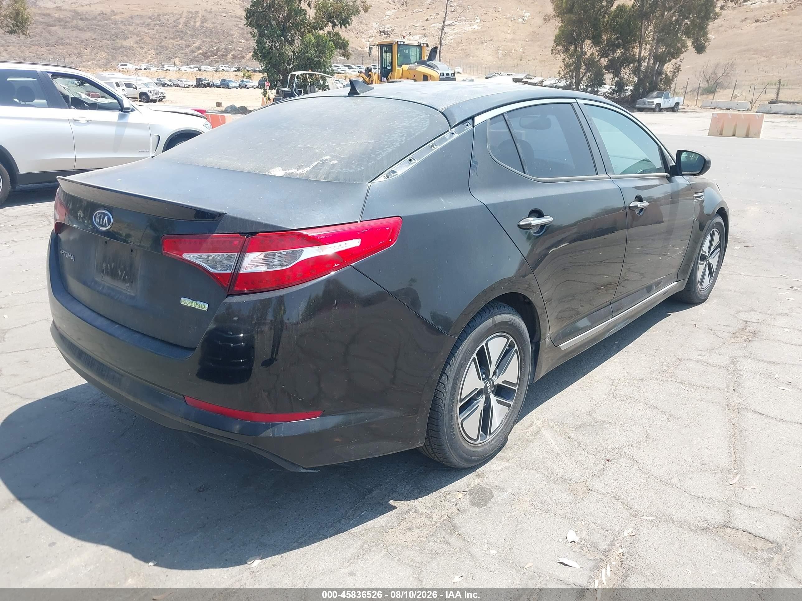 2012 Kia Optima Hybrid Ex Black vin: KNAGM4AD1C5014103