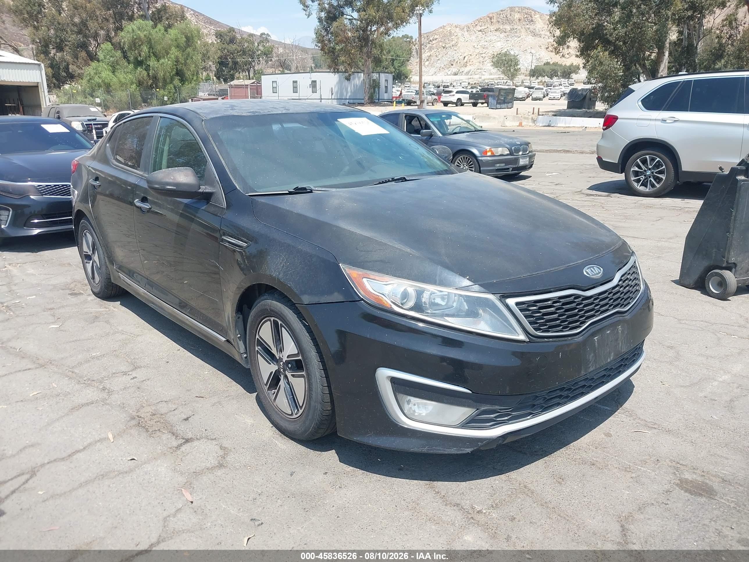 2012 Kia Optima Hybrid Ex Black vin: KNAGM4AD1C5014103