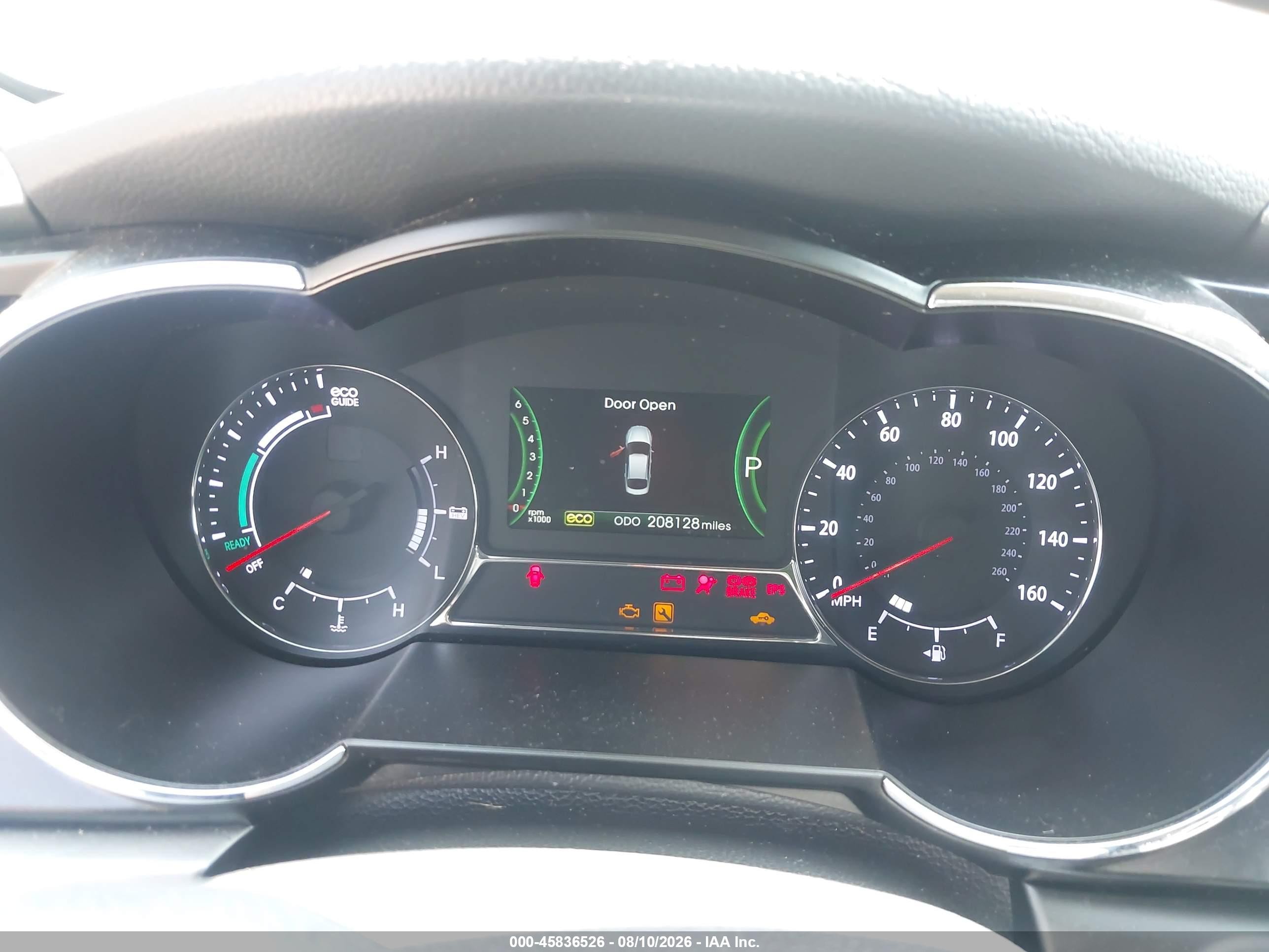 2012 Kia Optima Hybrid Ex Black vin: KNAGM4AD1C5014103