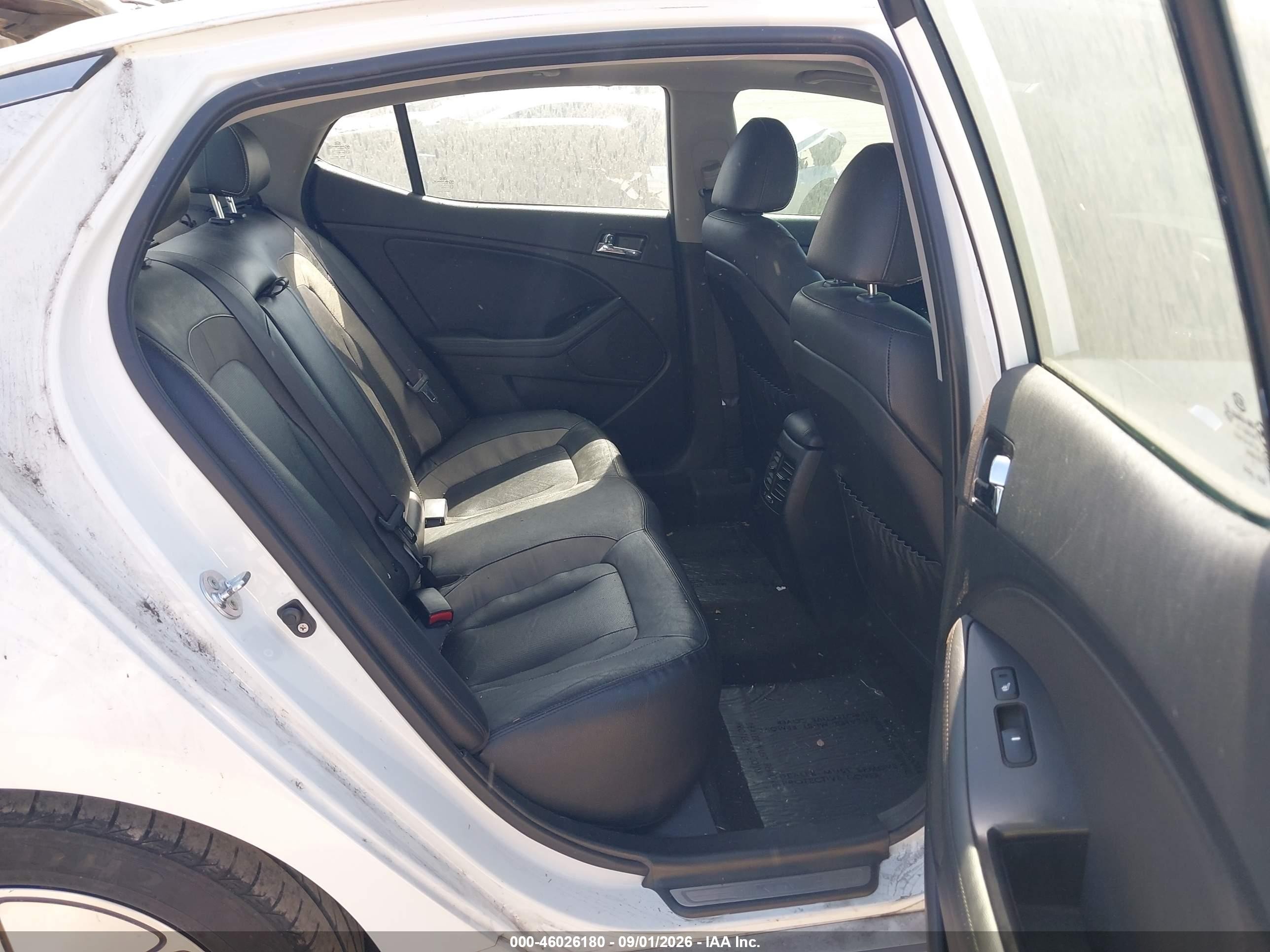 2012 Kia Optima Hybrid Ex White vin: KNAGM4AD1C5014411