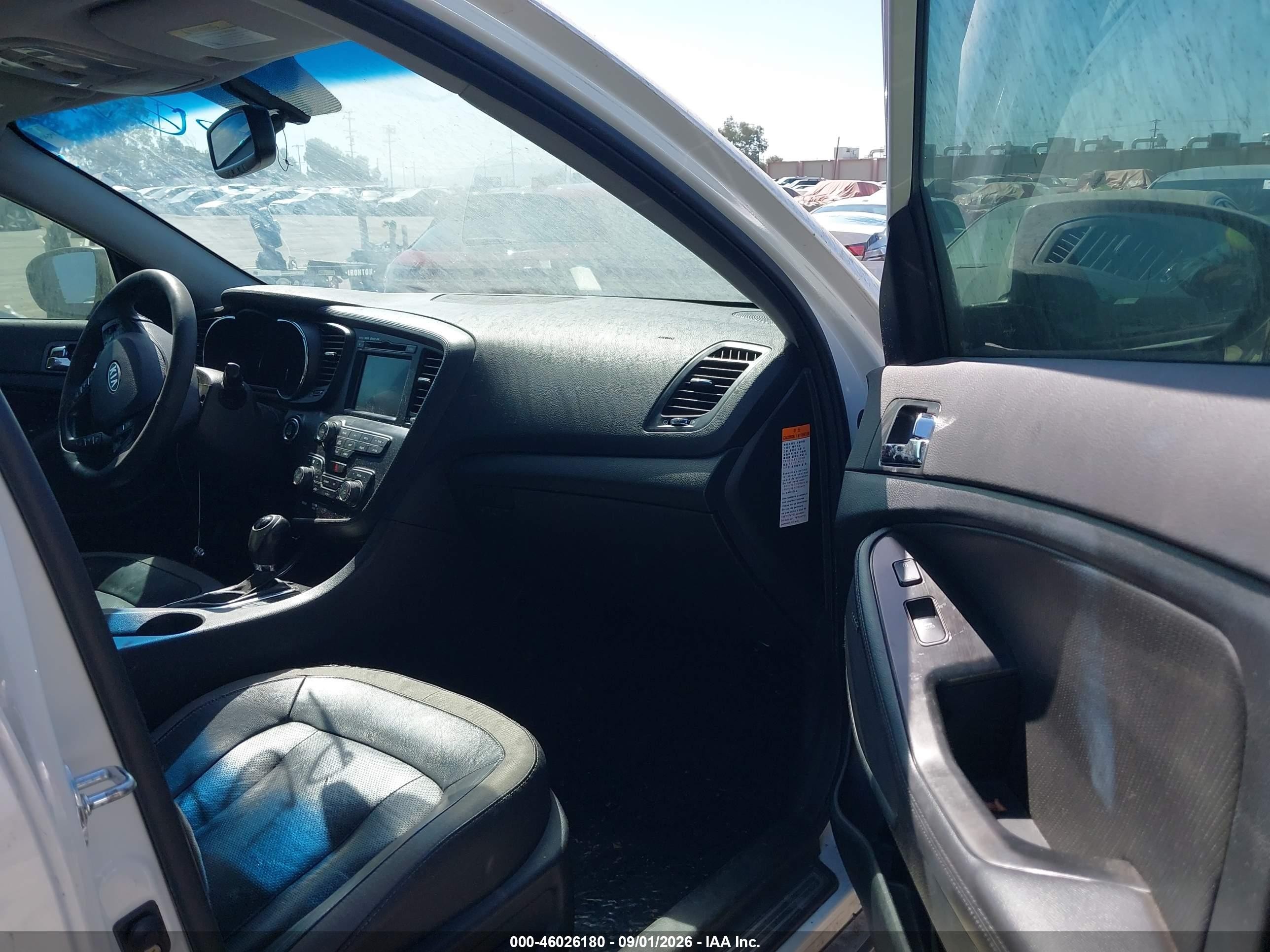 2012 Kia Optima Hybrid Ex White vin: KNAGM4AD1C5014411