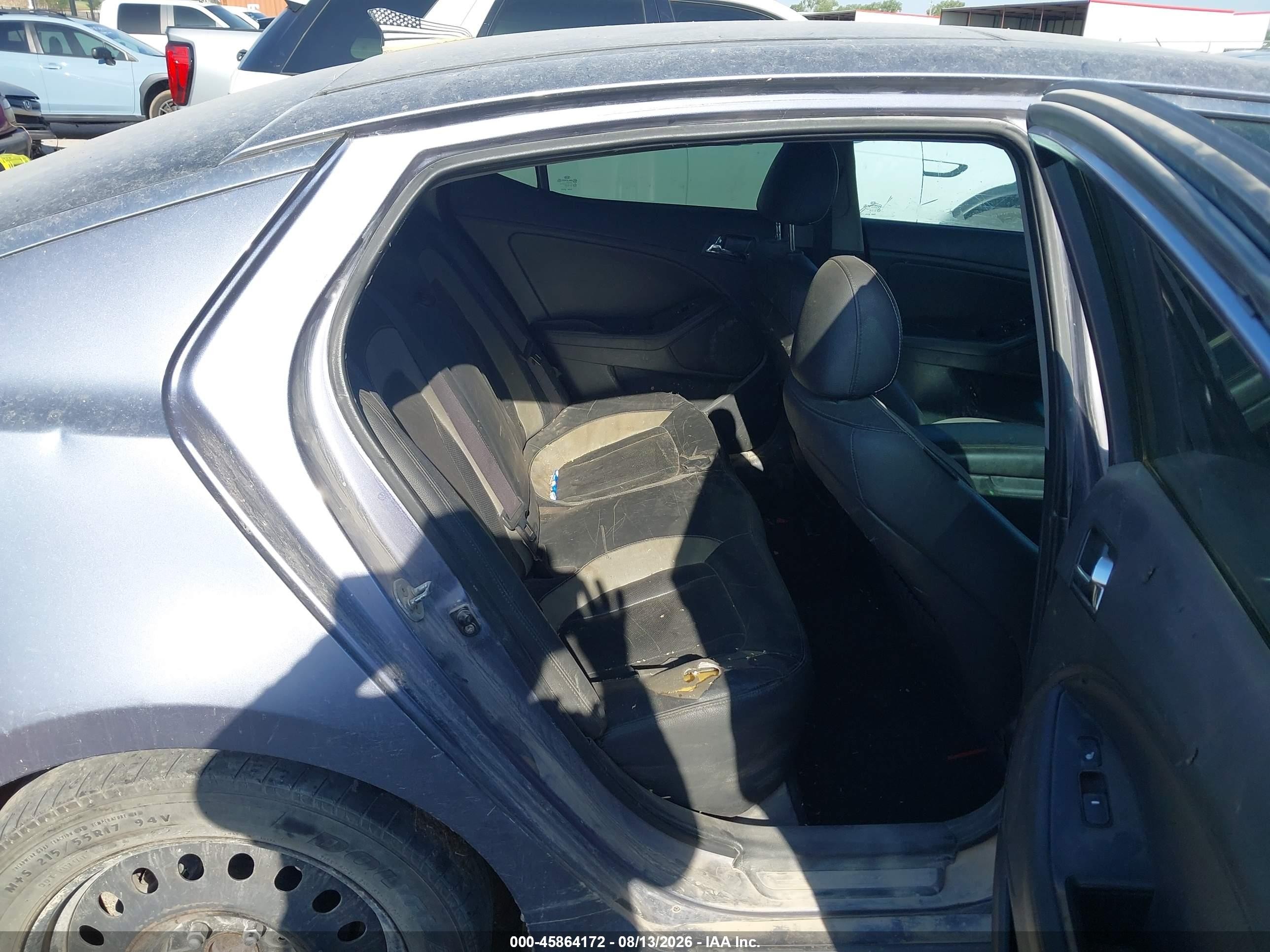 2012 Kia Optima Hybrid Ex Серый vin: KNAGM4AD1C5019589