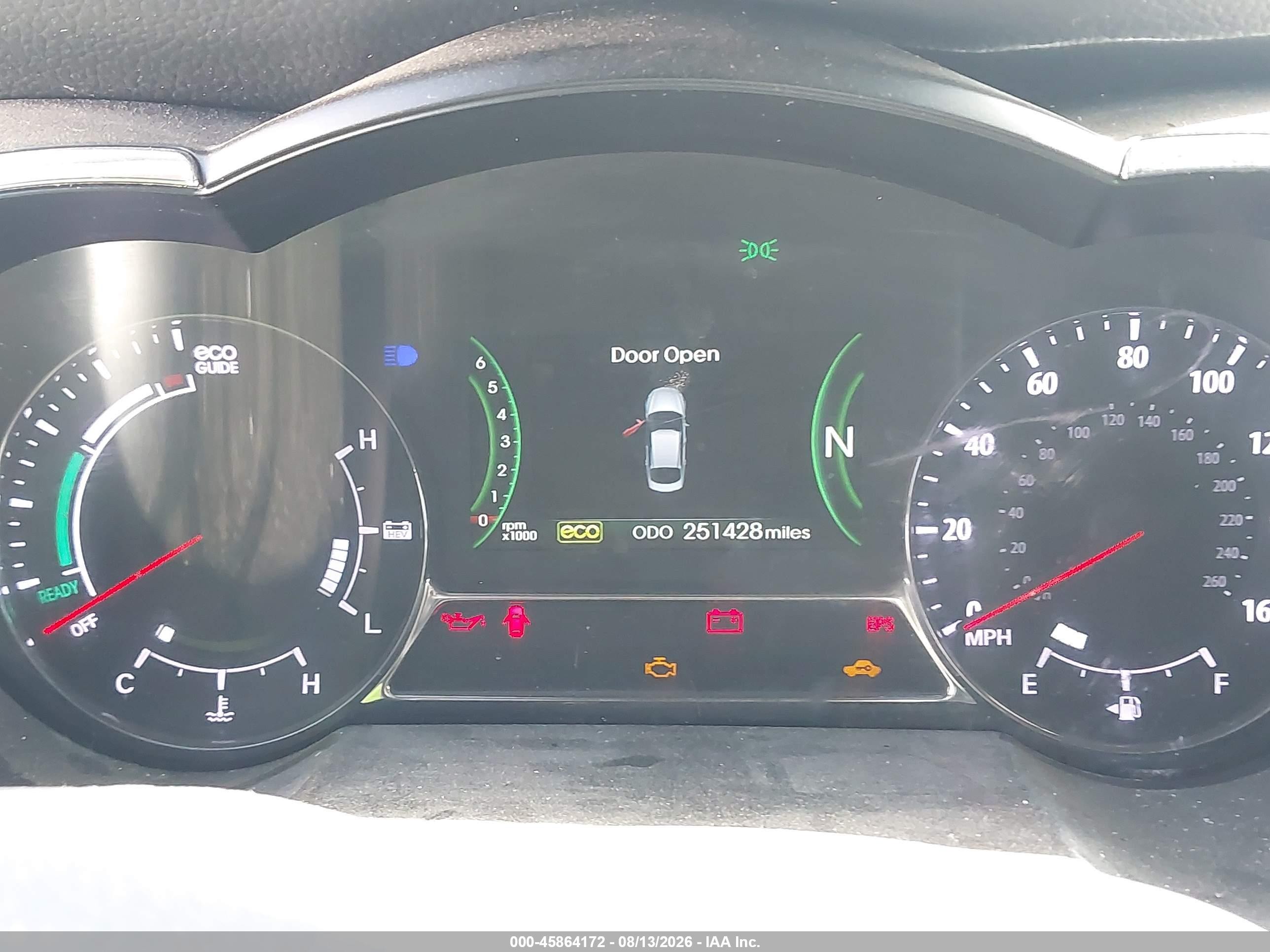 2012 Kia Optima Hybrid Ex Серый vin: KNAGM4AD1C5019589