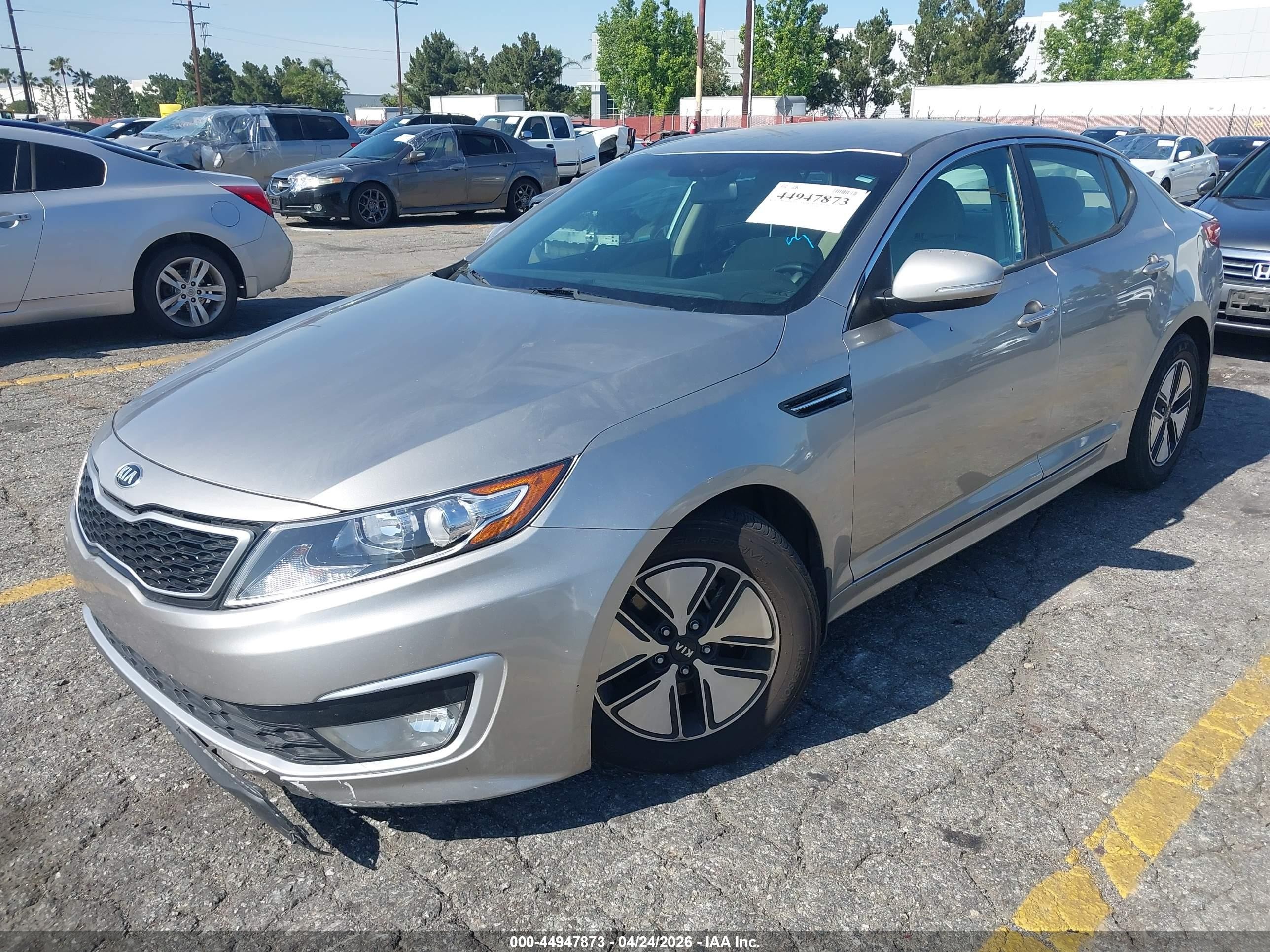 2012 Kia Optima Hybrid Ex Beige vin: KNAGM4AD1C5034402