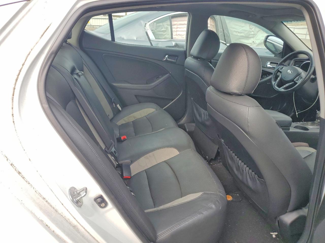 2013 Kia Optima Hybrid White vin: KNAGM4AD1D5040573