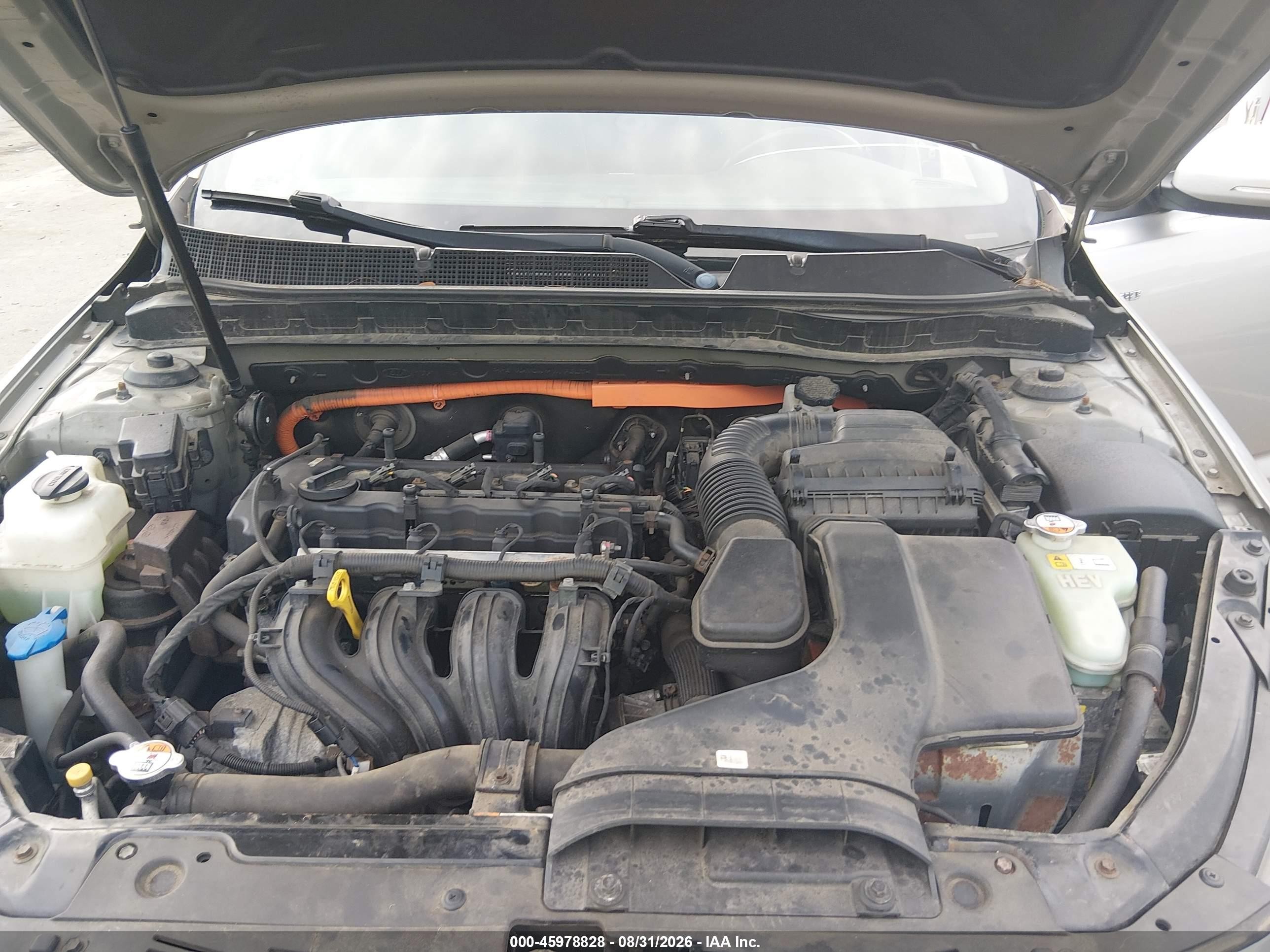 2013 Kia Optima Hybrid Lx Серый vin: KNAGM4AD1D5041982