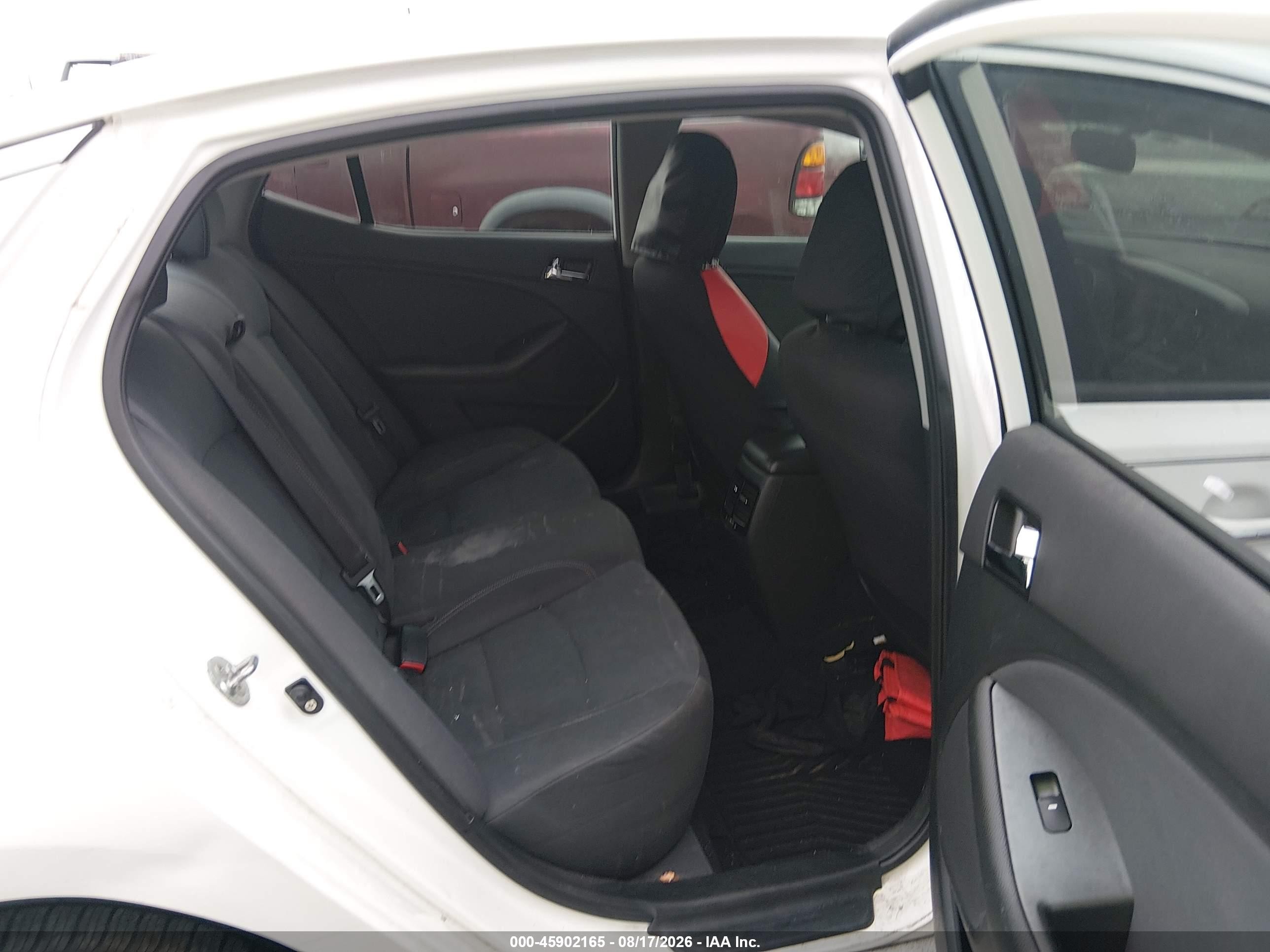 2013 Kia Optima Hybrid Lx White vin: KNAGM4AD1D5046650