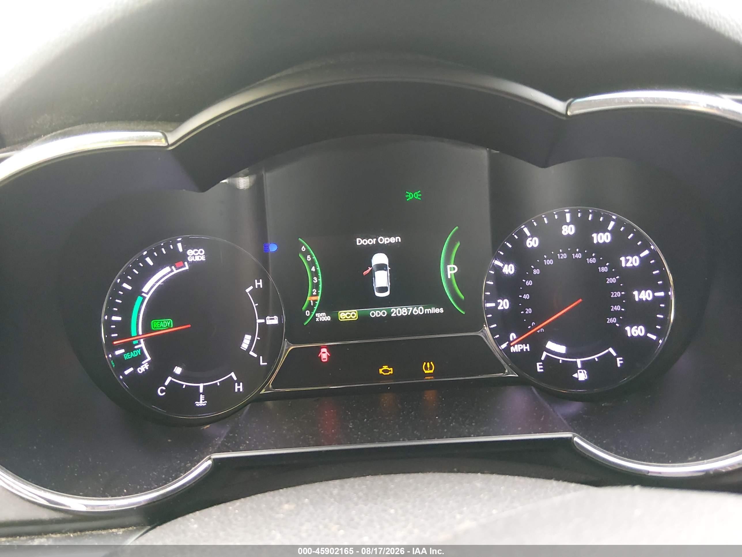 2013 Kia Optima Hybrid Lx White vin: KNAGM4AD1D5046650