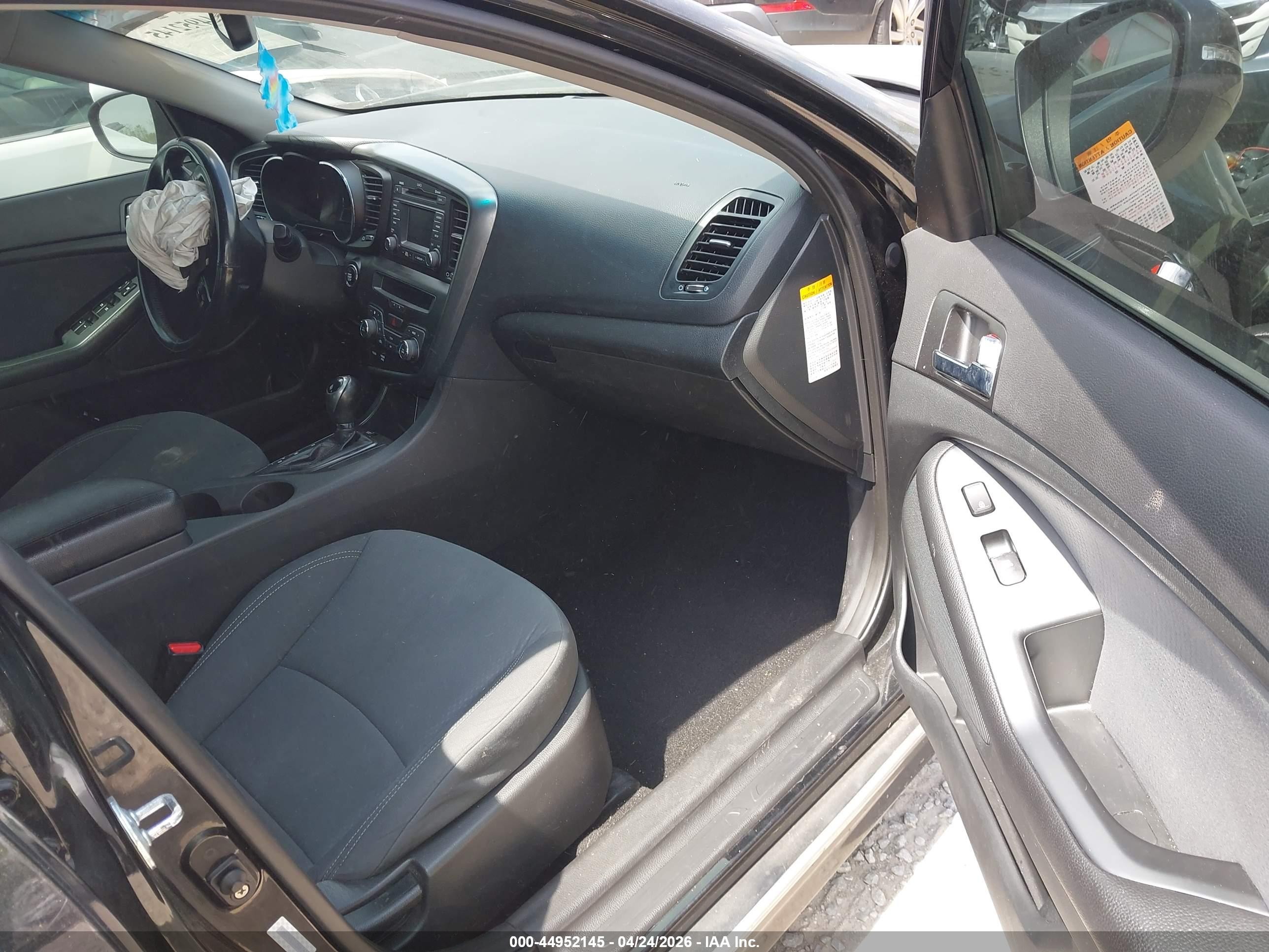 2013 Kia Optima Hybrid Lx Black vin: KNAGM4AD1D5061617