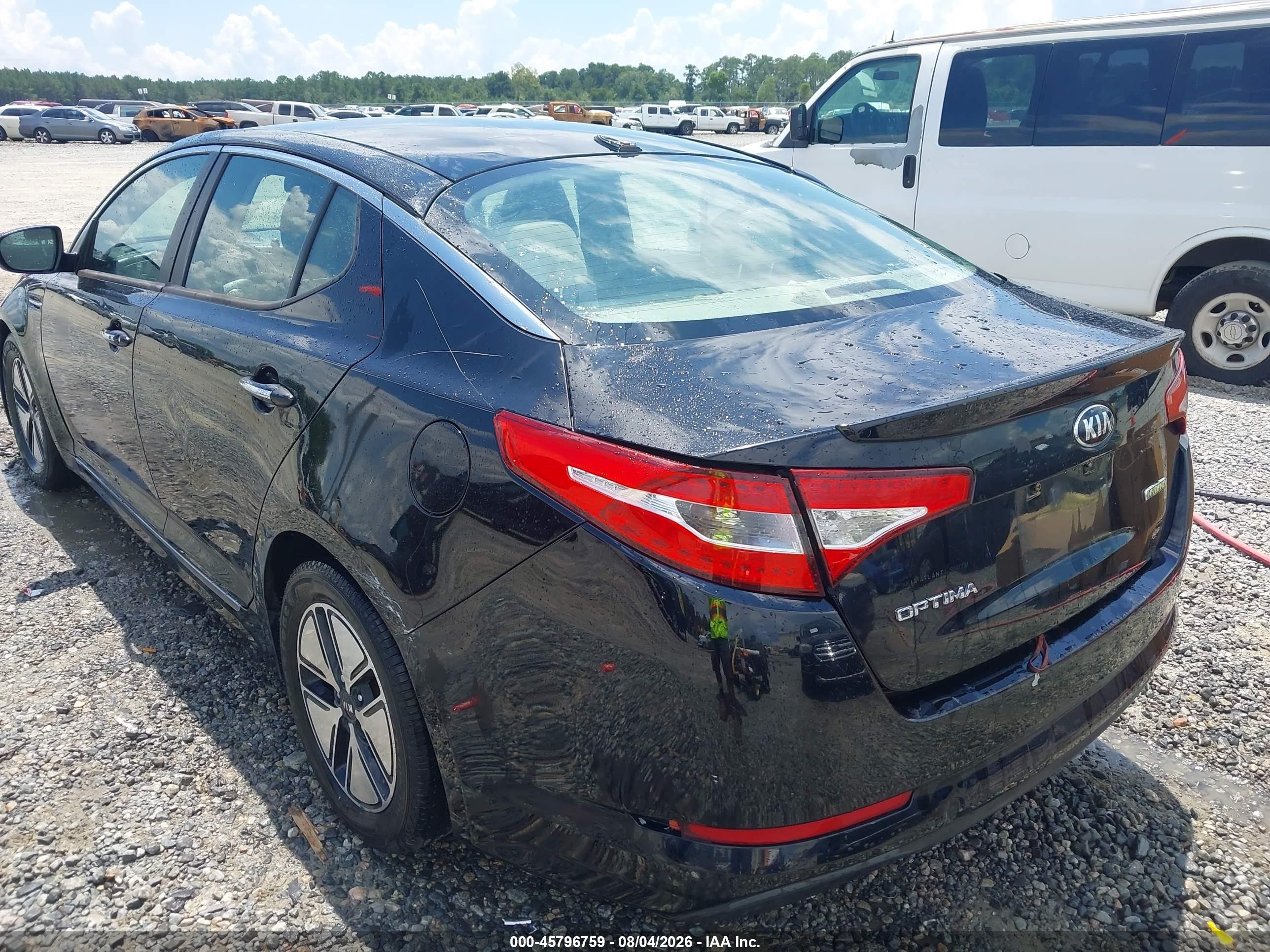 2013 Kia Optima Hybrid Lx Черный vin: KNAGM4AD1D5061892