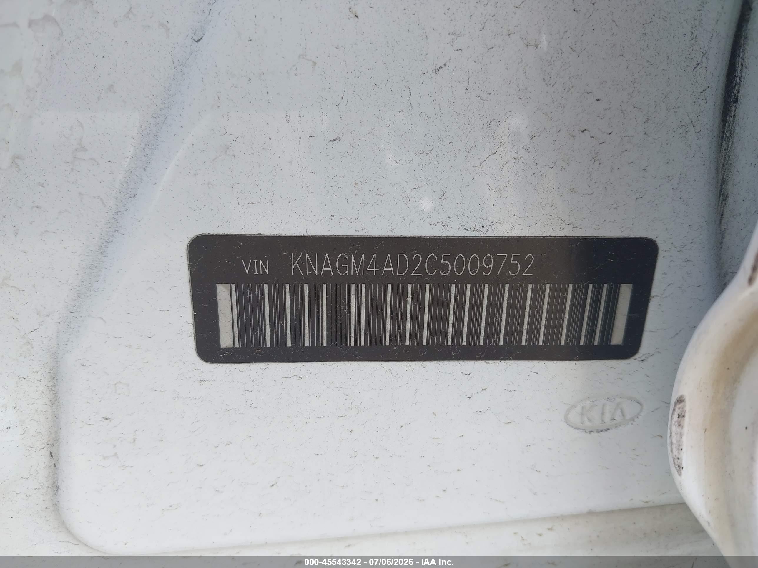 2012 Kia Optima Hybrid Ex White vin: KNAGM4AD2C5009752