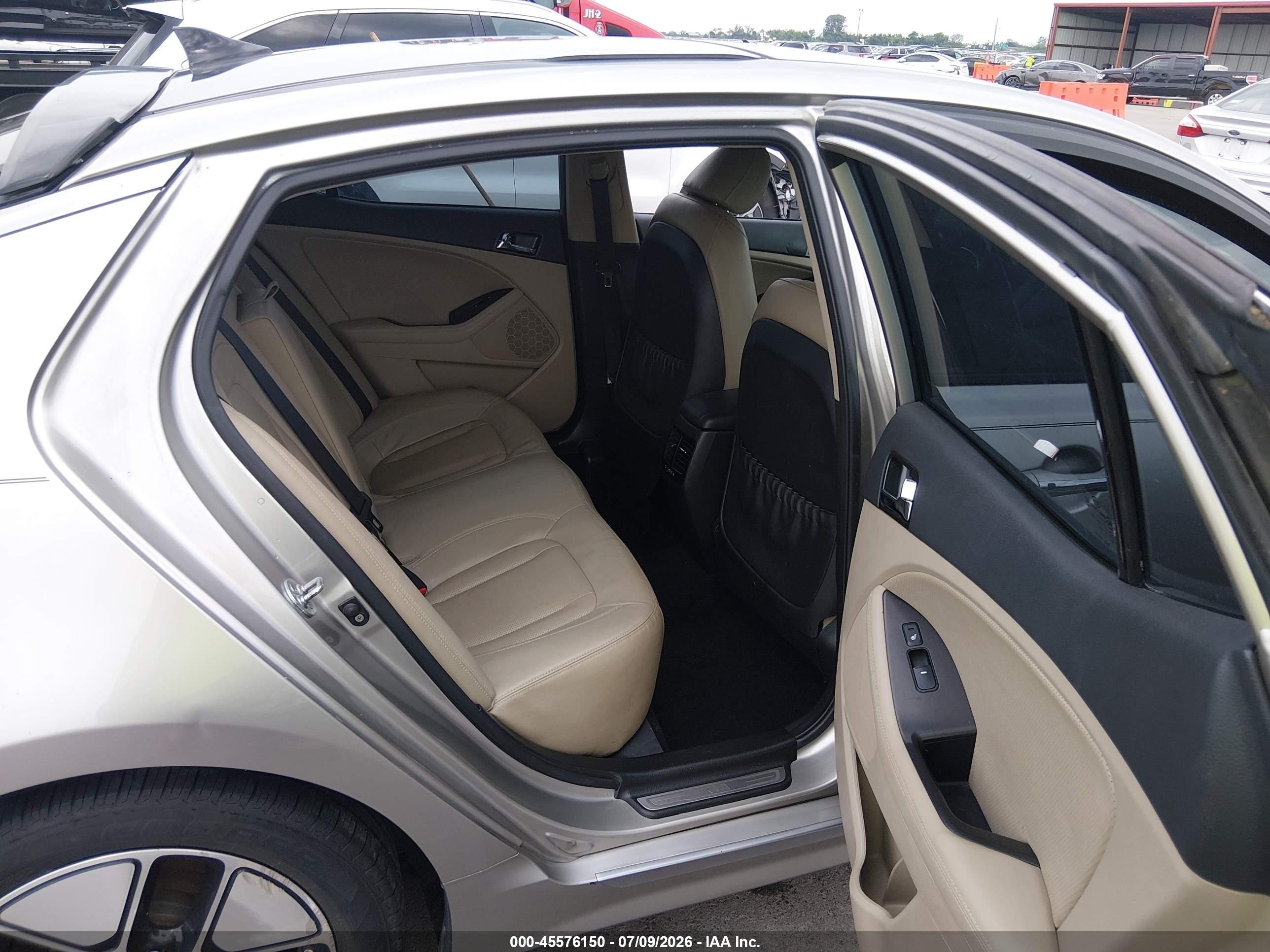2012 Kia Optima Hybrid Ex Silver vin: KNAGM4AD2C5019956