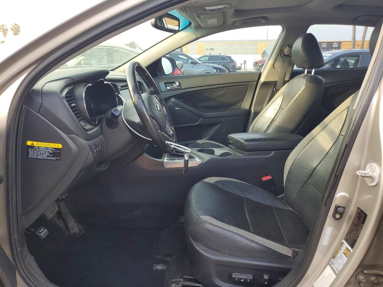 2013 Kia Optima Hybrid Ex Gray vin: KNAGM4AD2D5041473