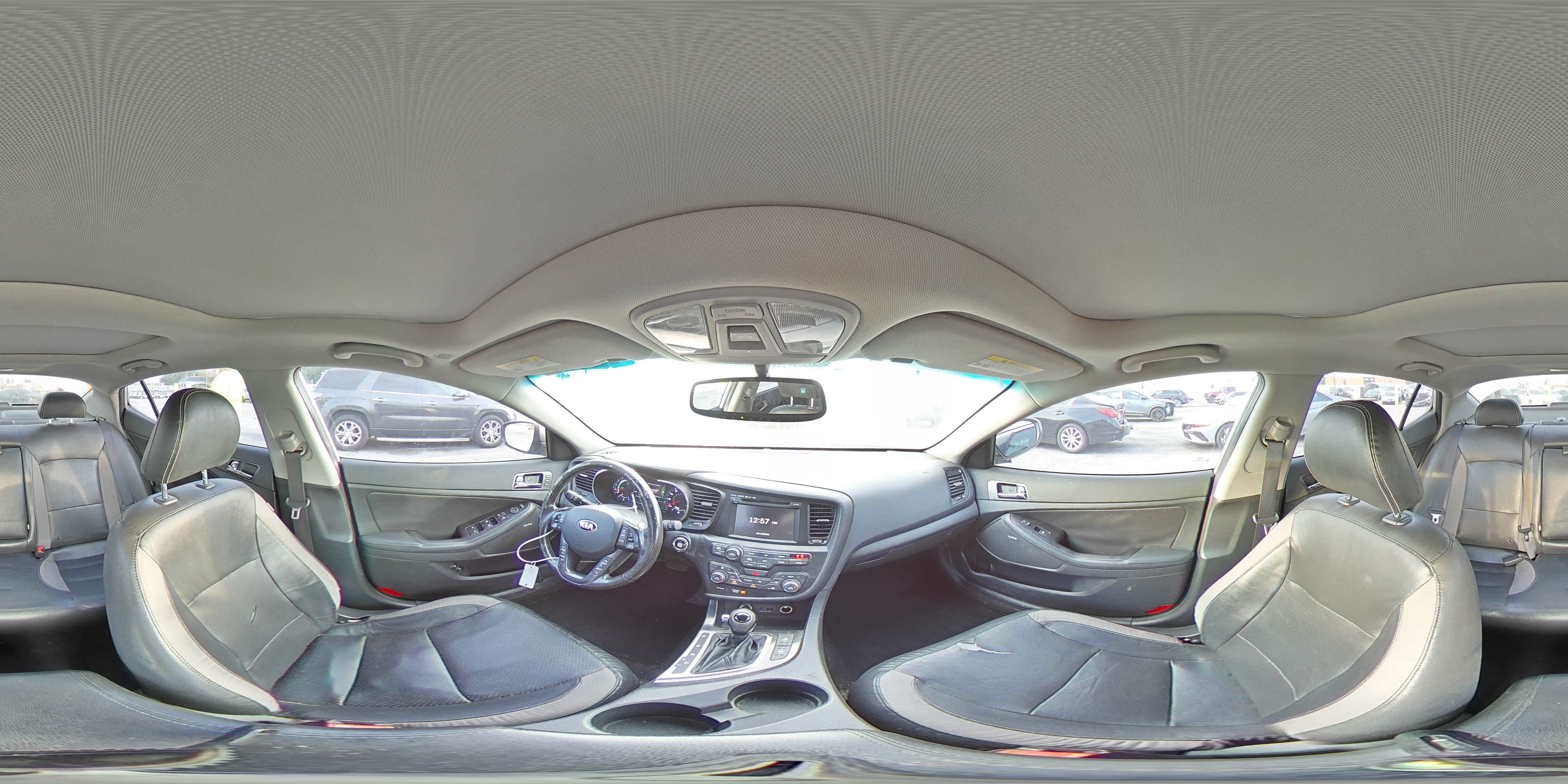 2013 Kia Optima Hybrid Ex Gray vin: KNAGM4AD2D5041473
