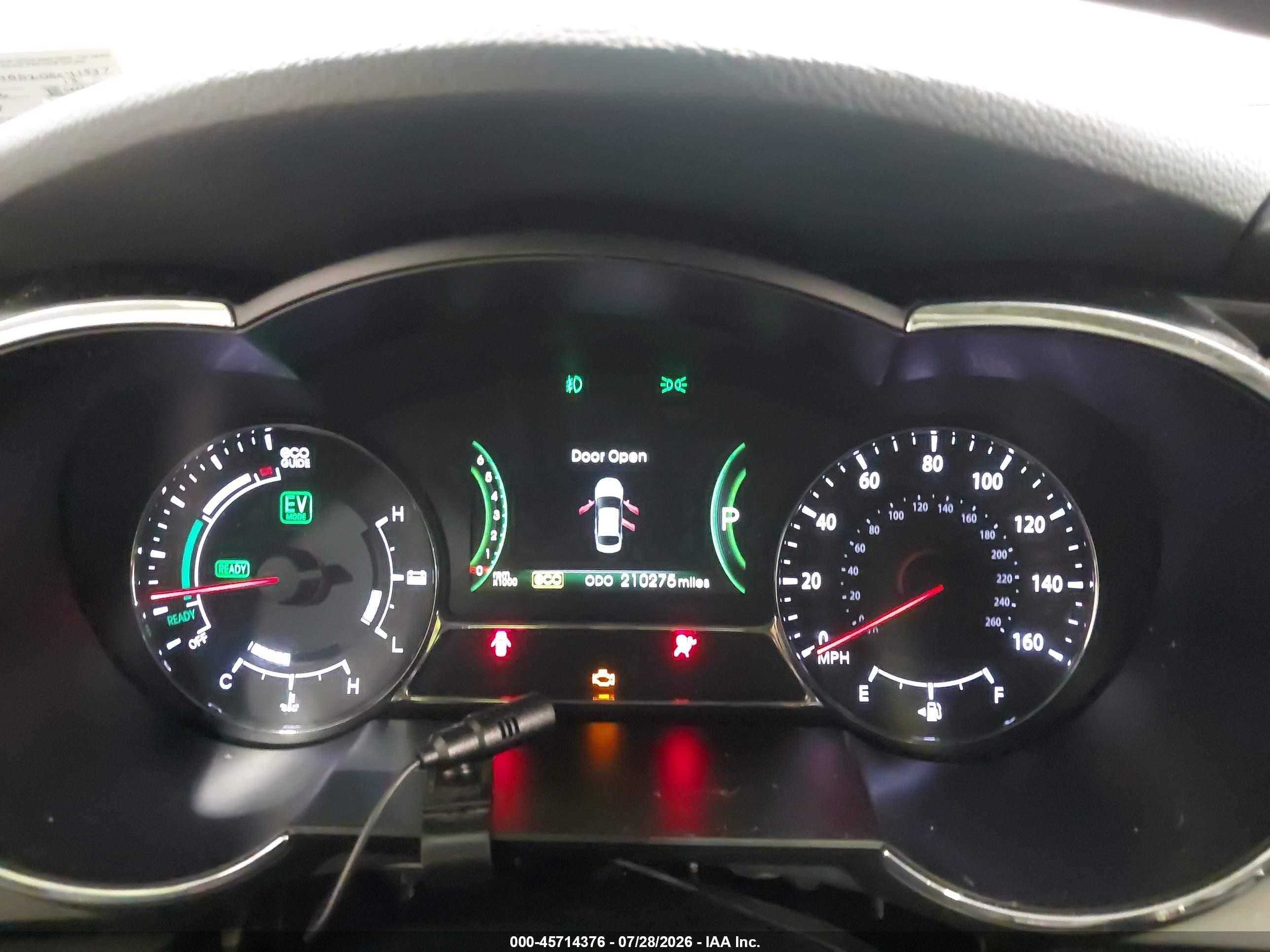 2013 Kia Optima Hybrid Ex Black vin: KNAGM4AD2D5041537