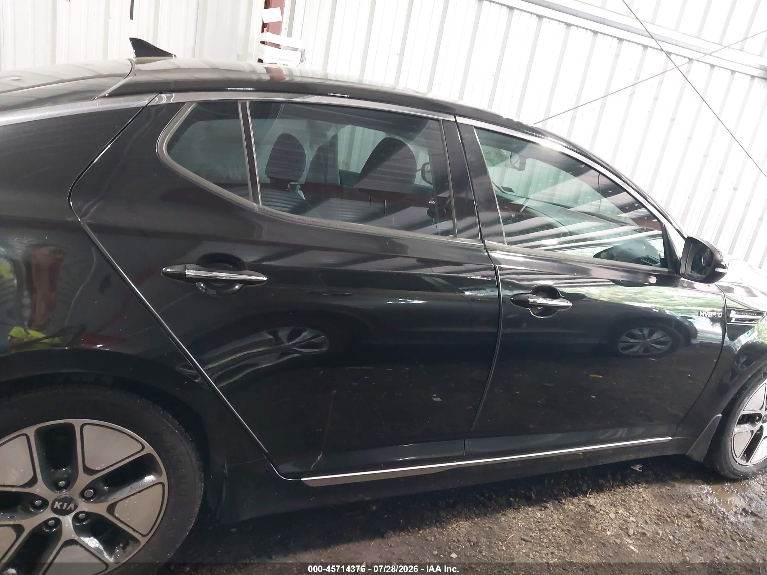2013 Kia Optima Hybrid Ex Black vin: KNAGM4AD2D5041537