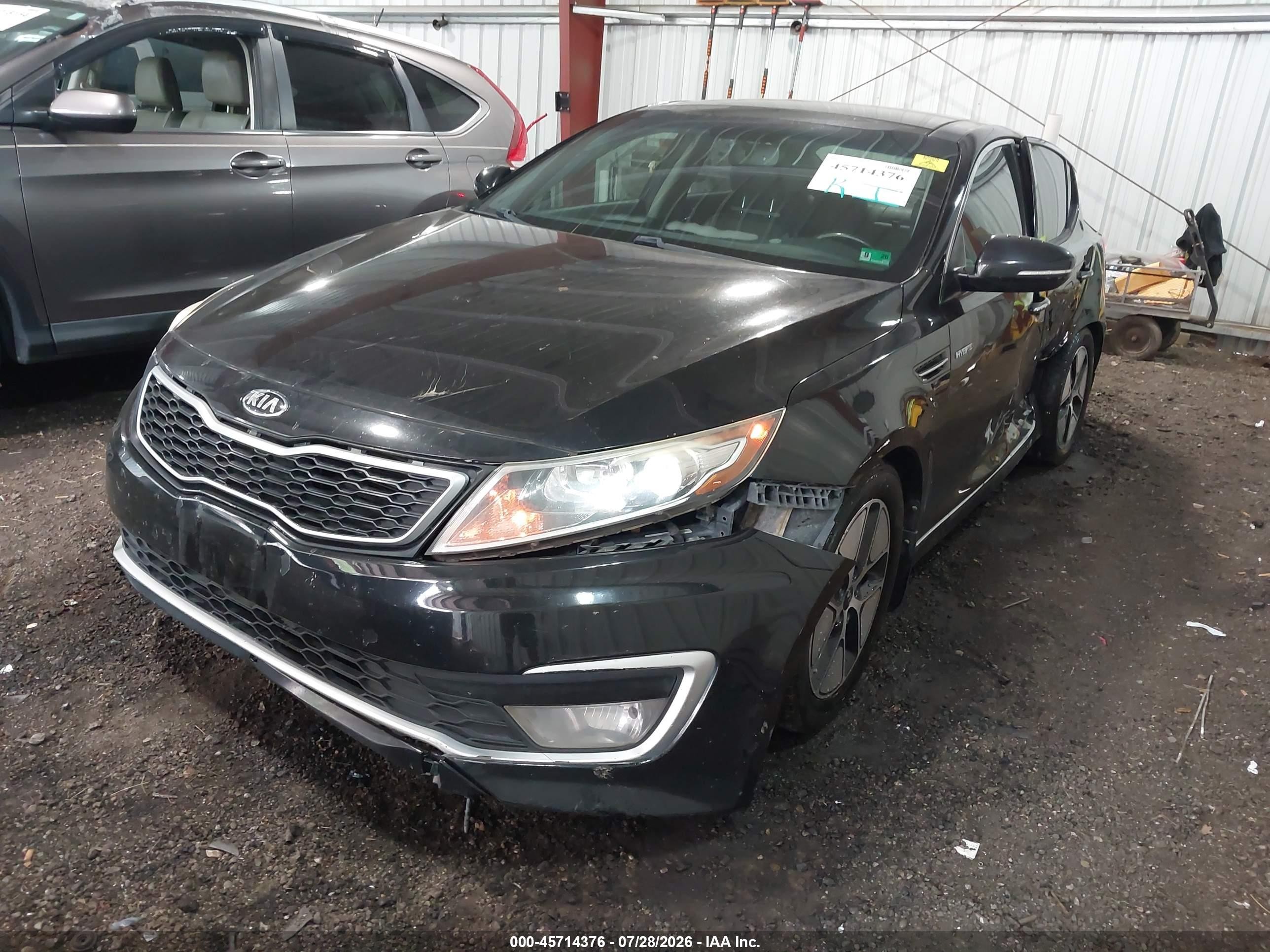 2013 Kia Optima Hybrid Ex Black vin: KNAGM4AD2D5041537