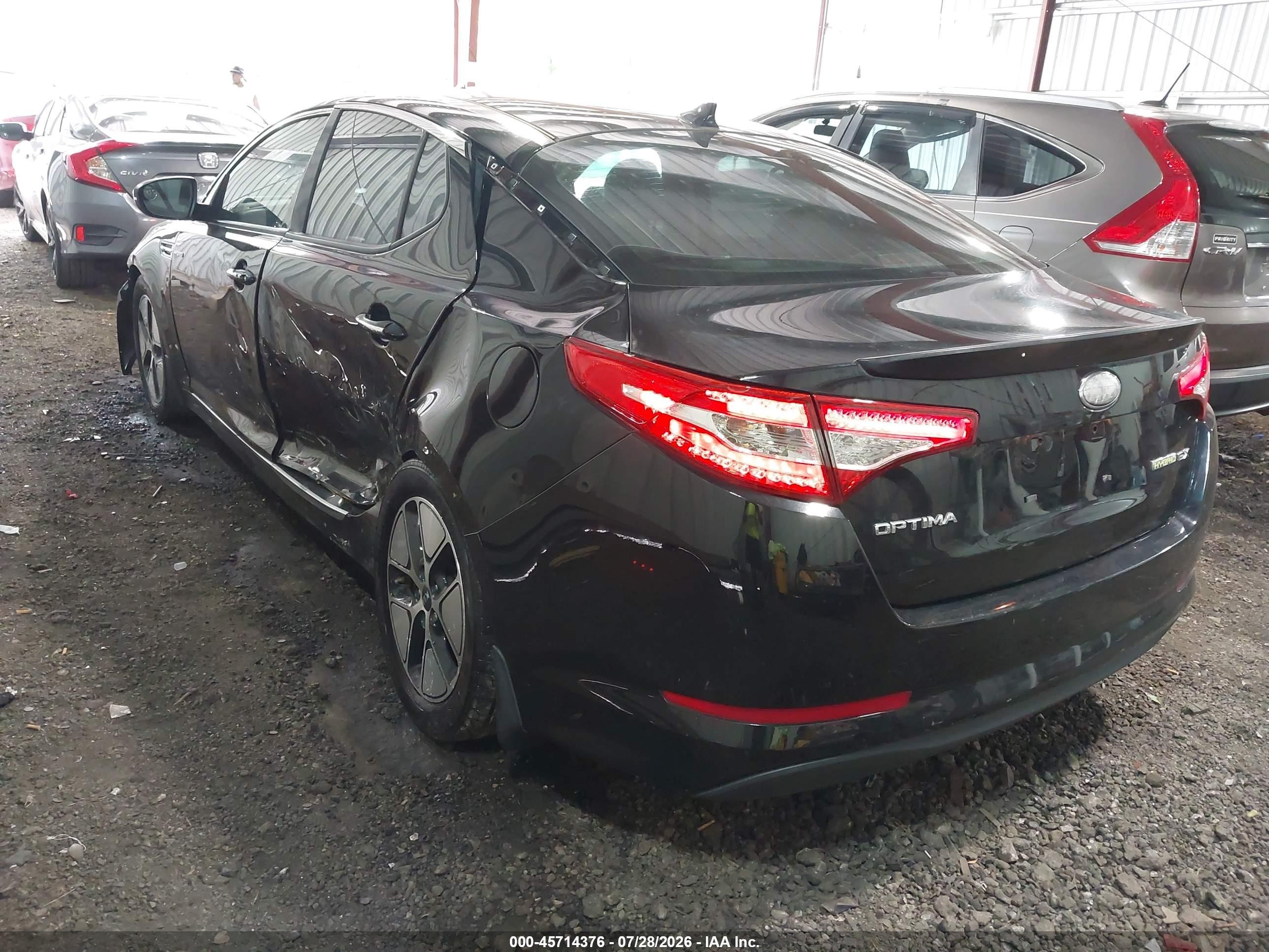 2013 Kia Optima Hybrid Ex Black vin: KNAGM4AD2D5041537