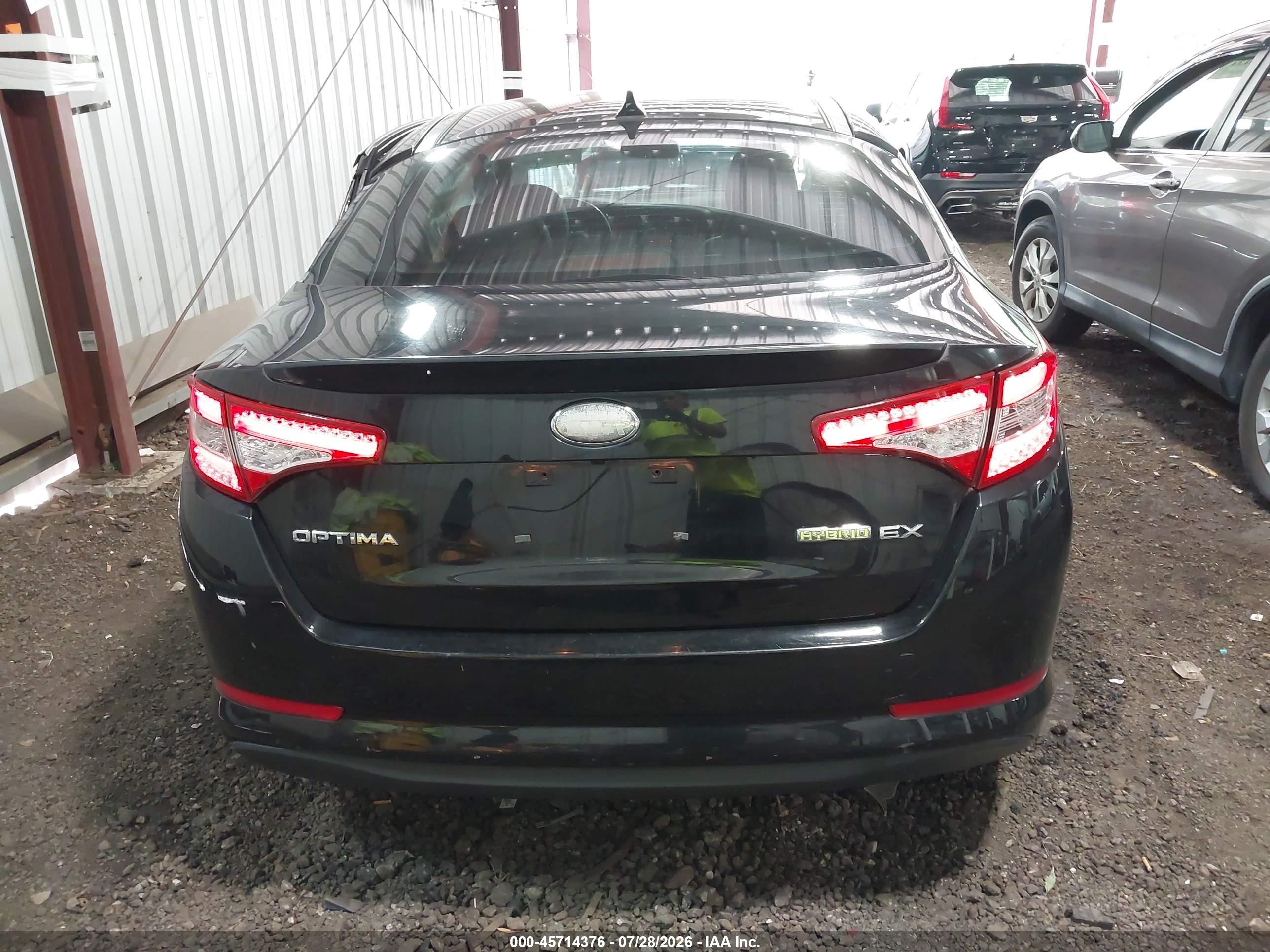 2013 Kia Optima Hybrid Ex Black vin: KNAGM4AD2D5041537