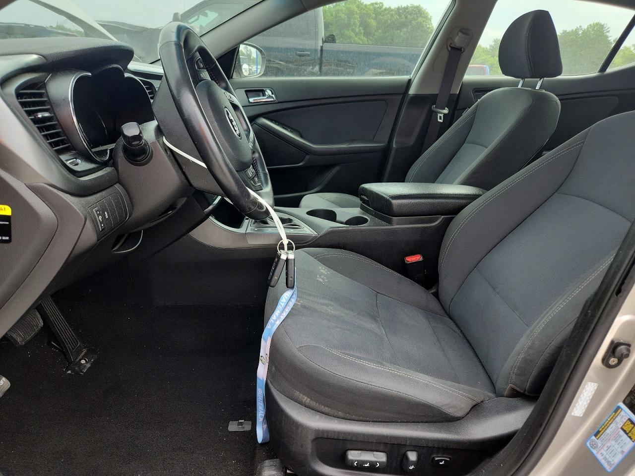 2013 Kia Optima Hybrid Silver vin: KNAGM4AD2D5044034